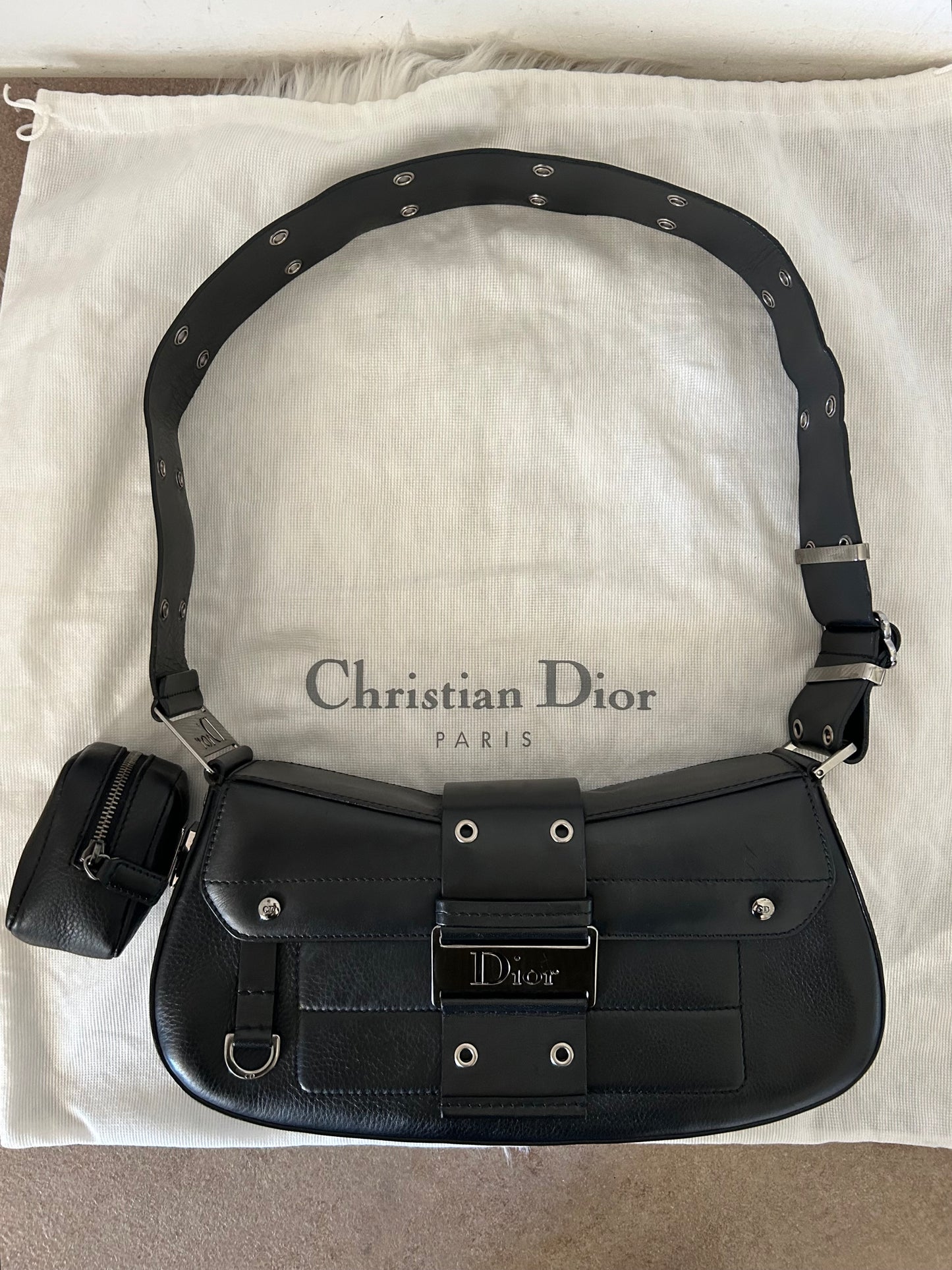 Dior Columbus nera in pelle