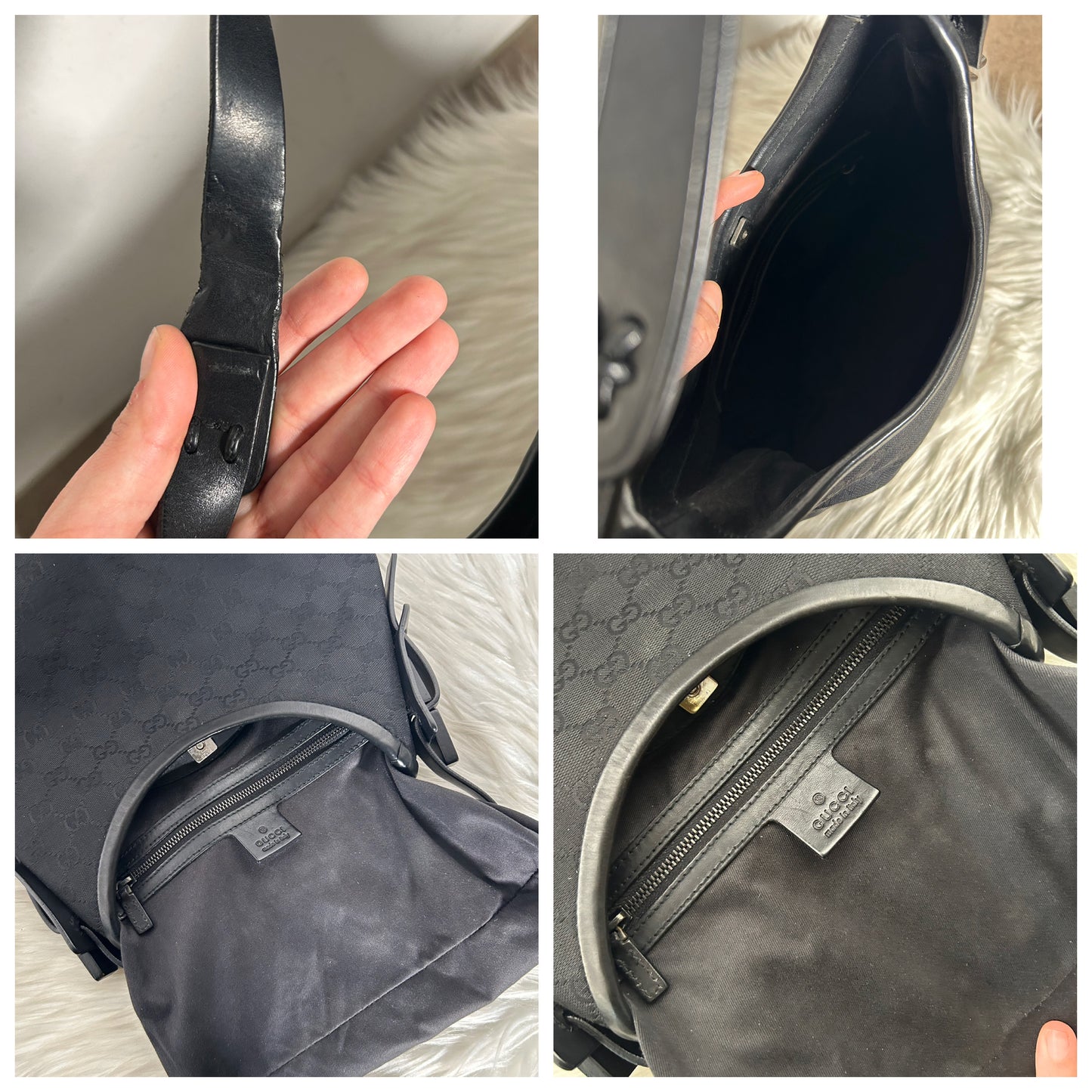 Gucci tote bag in monogram nera