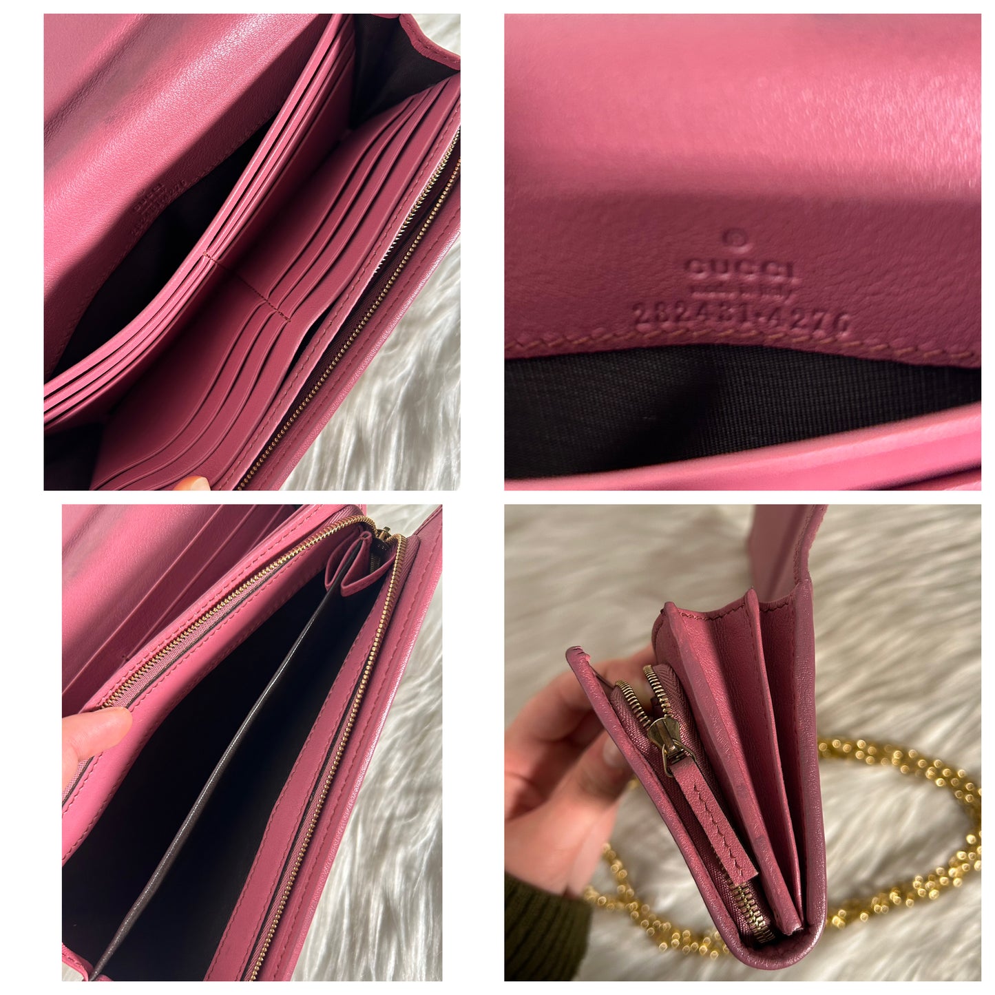 Wallet on Chain Gucci in monogram