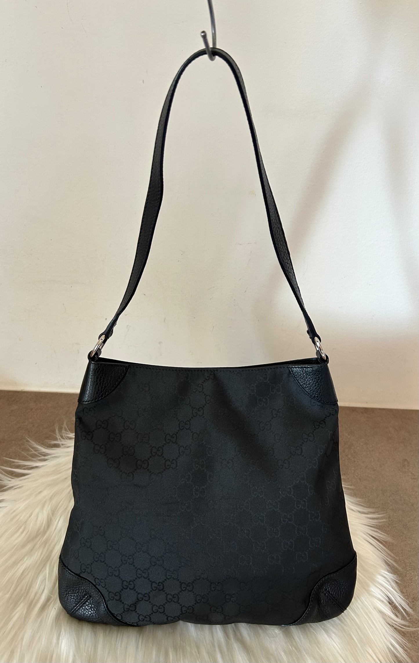 Gucci tote in monogram nera