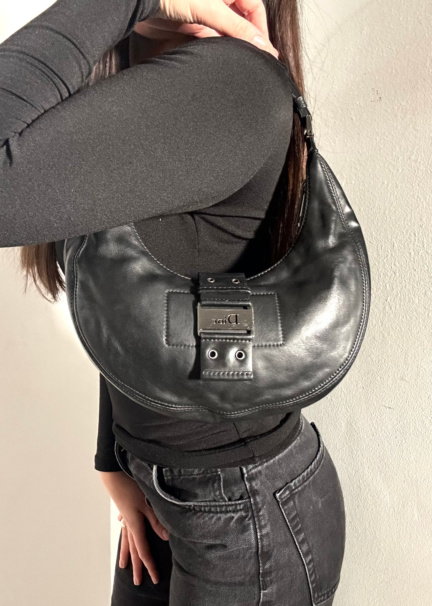 Dior Street Chic in pelle nera