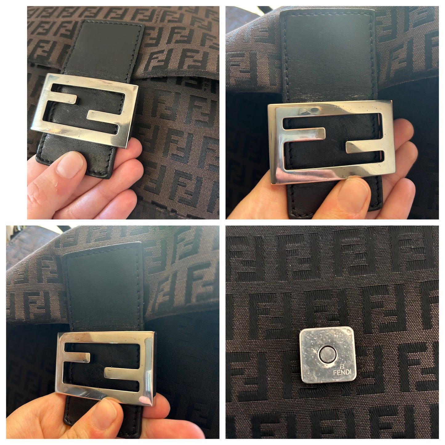 Fendi Mamma Baguette zucchino