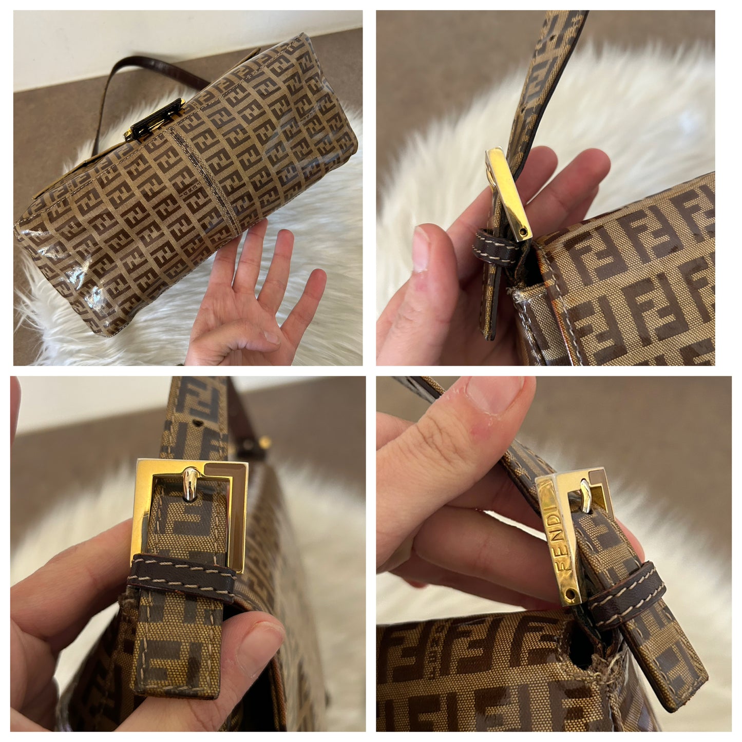 Fendi Mama Baguette monogram zucchino