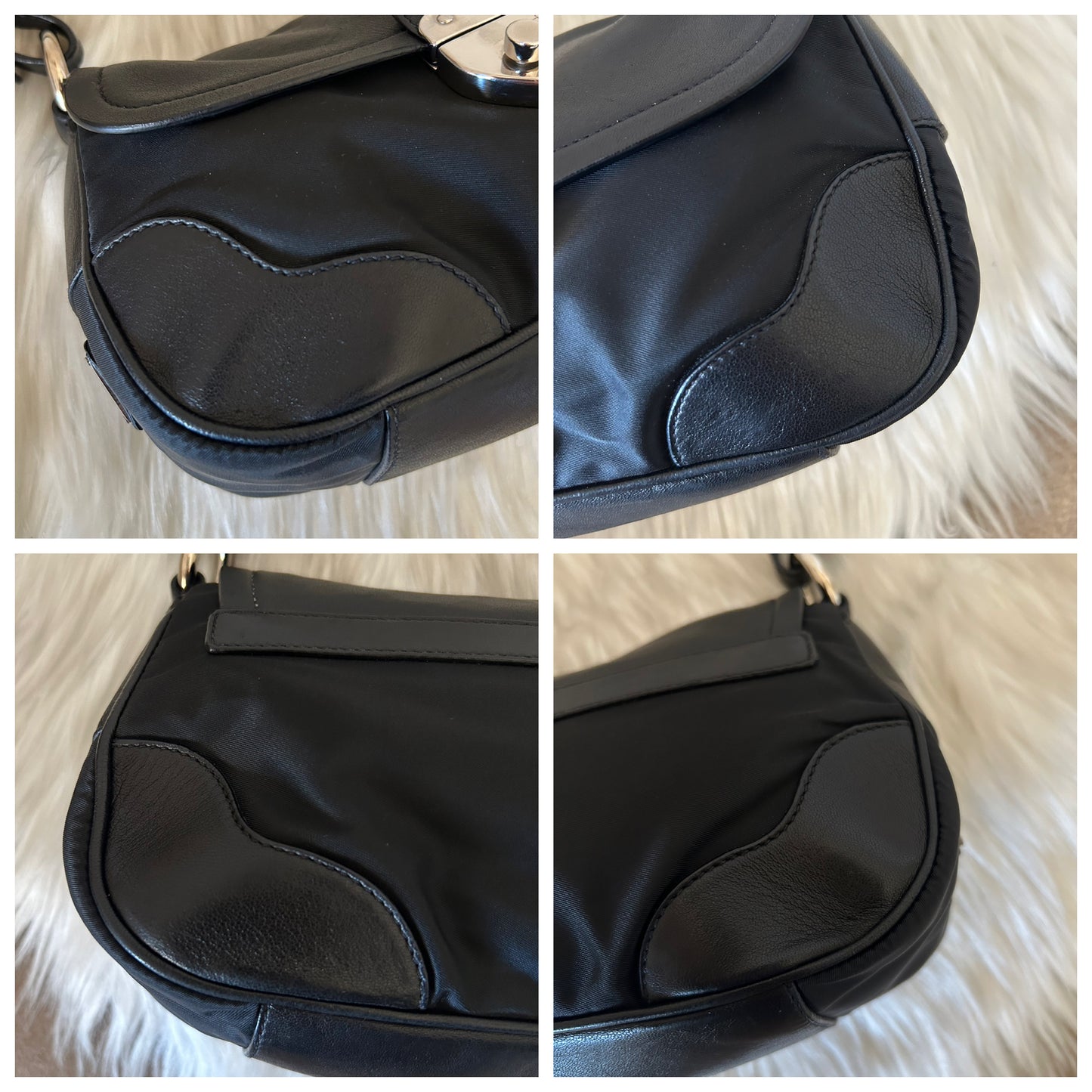 Prada baguette nera