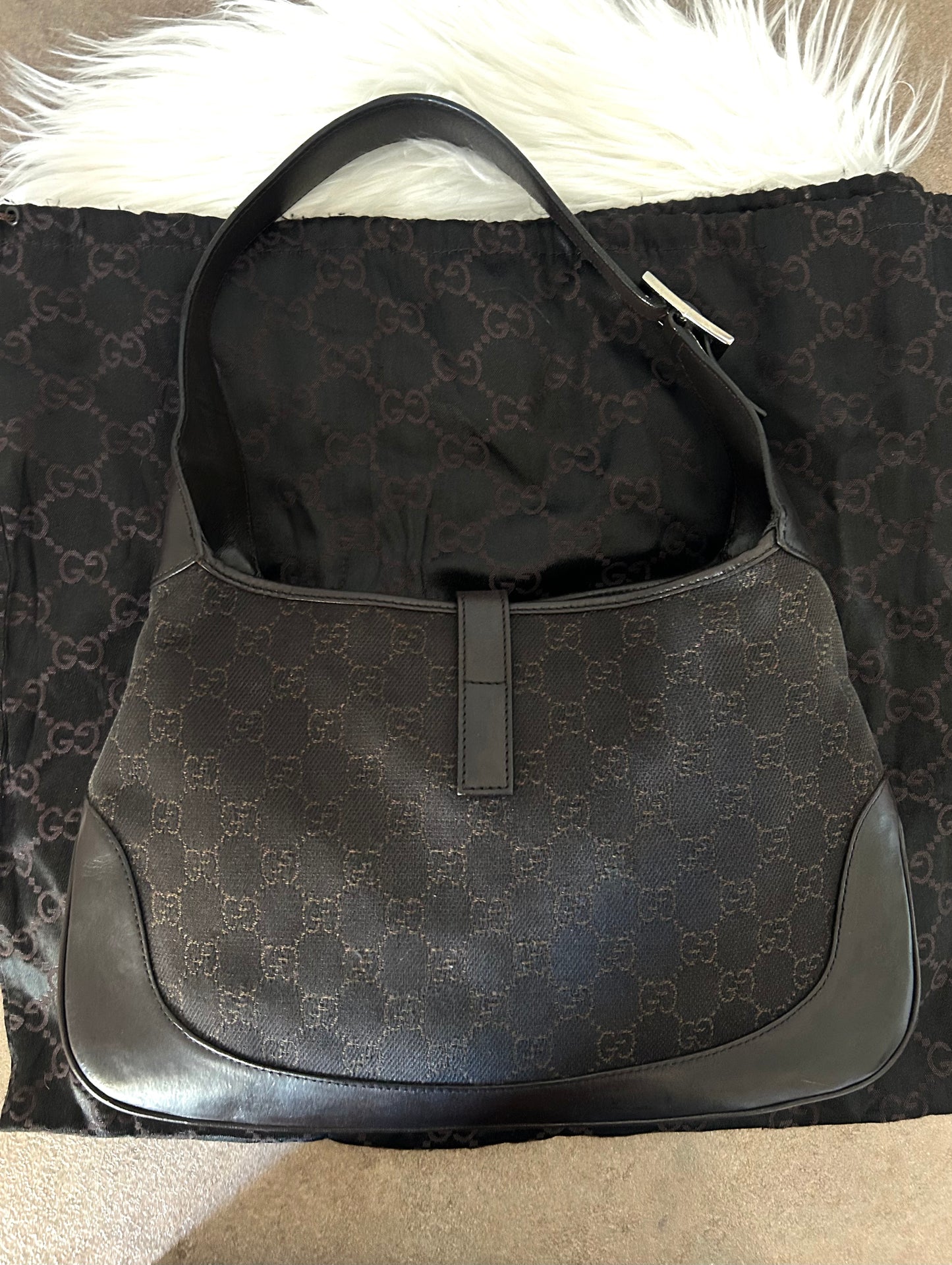 Gucci Jackie vintage grande con dust bag
