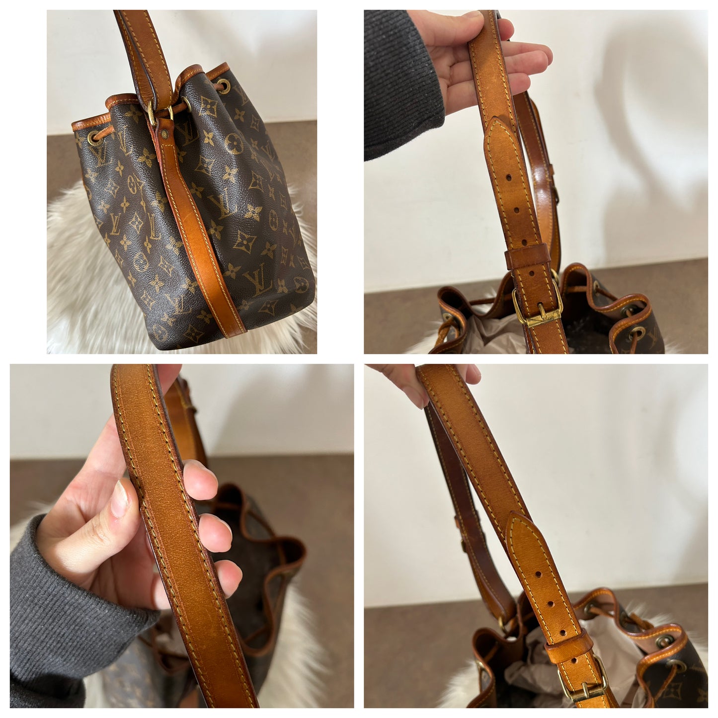 Secchiello Noé Louis Vuitton in monogram vintage