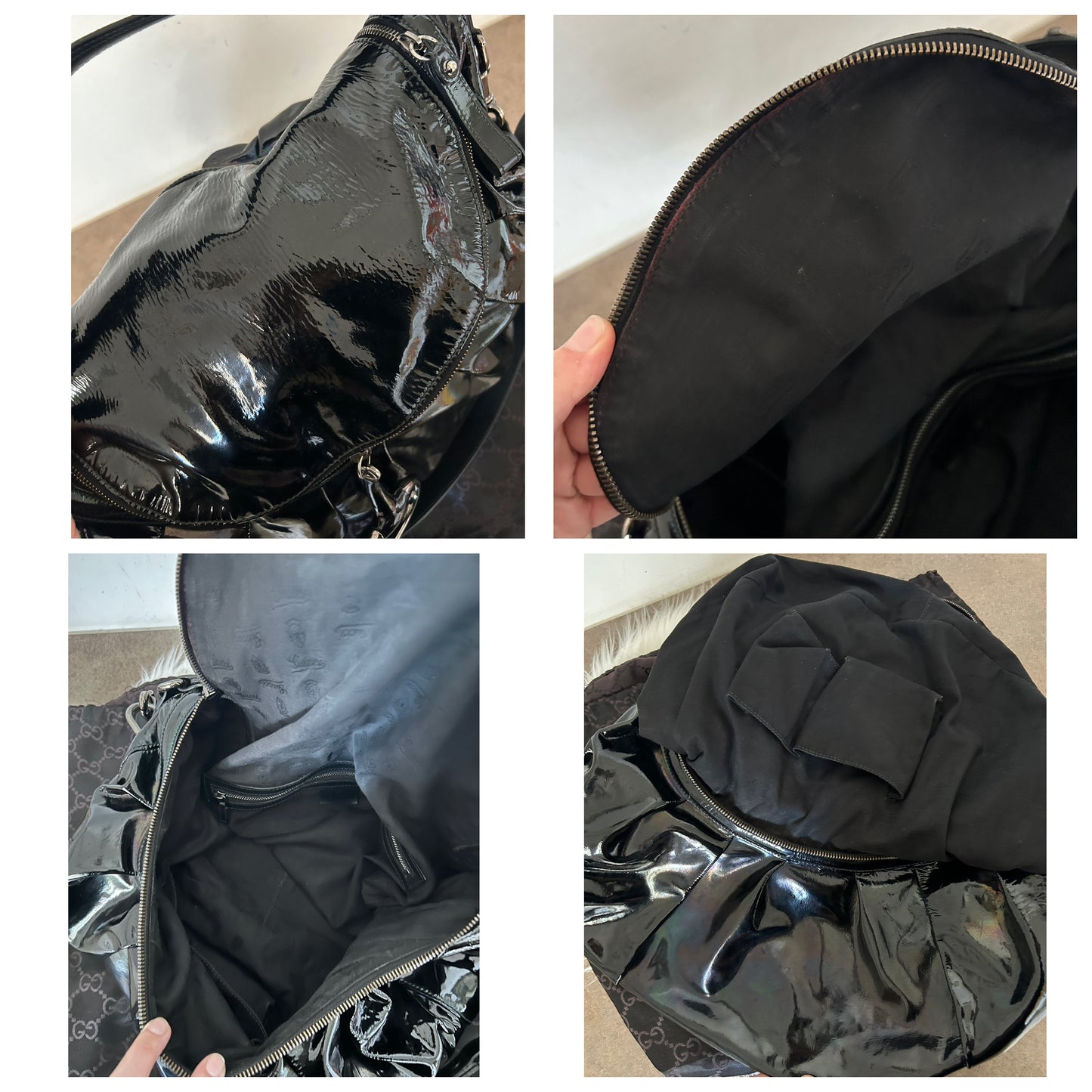 Gucci Icon Bit in vernice nera