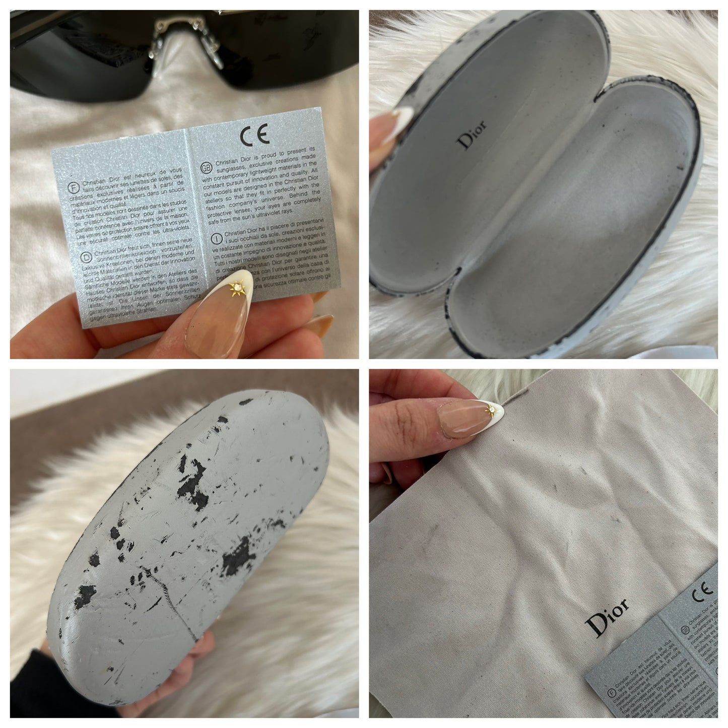 Occhiali Dior Diorlywood con cristalli
