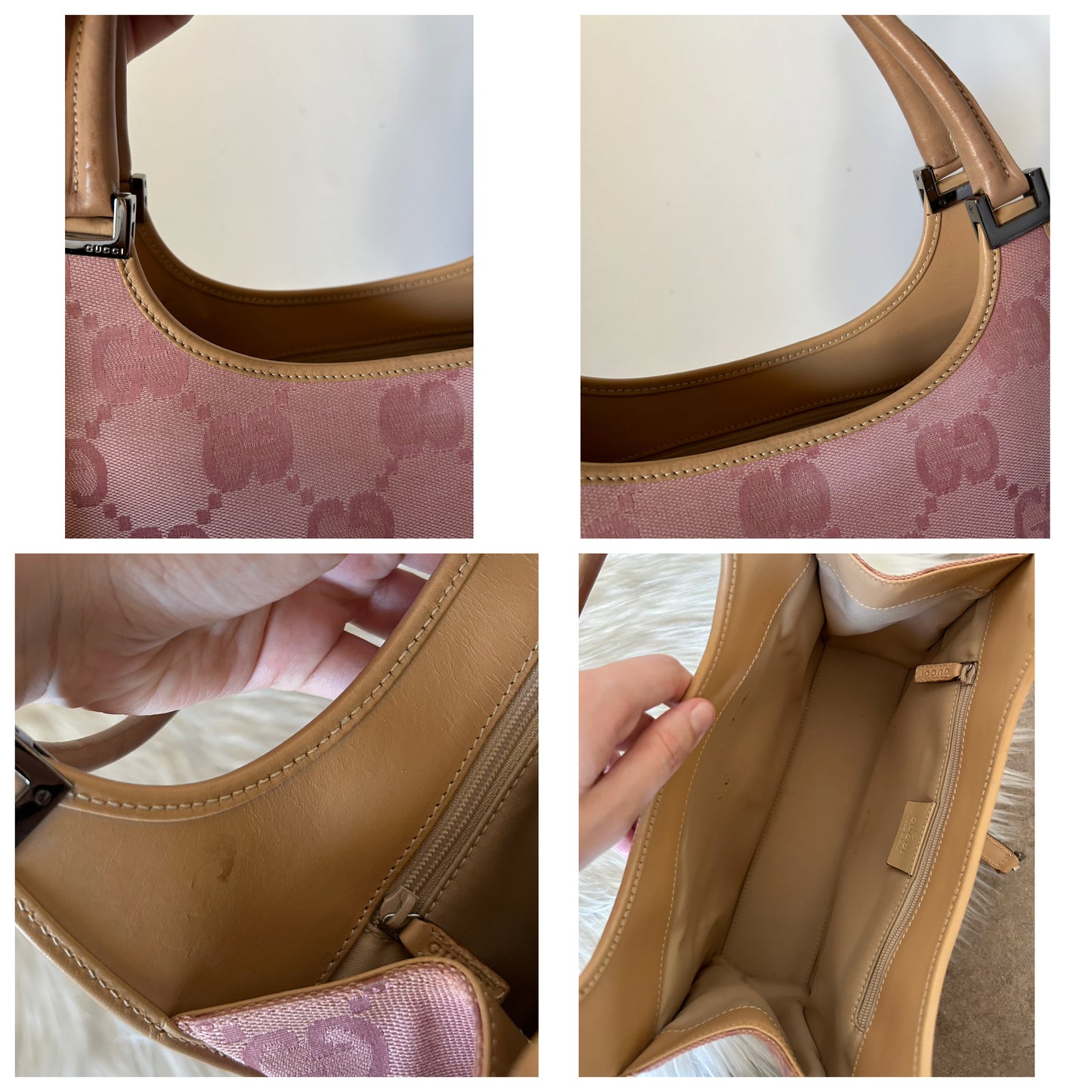 Gucci Jackie rosa monogram