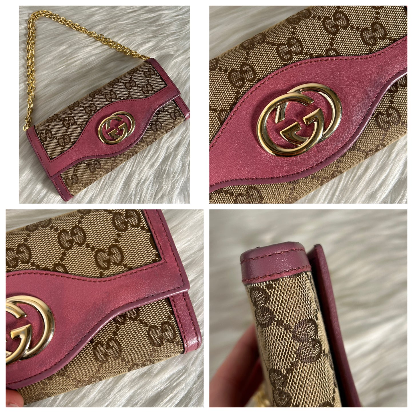 Wallet on Chain Gucci in monogram
