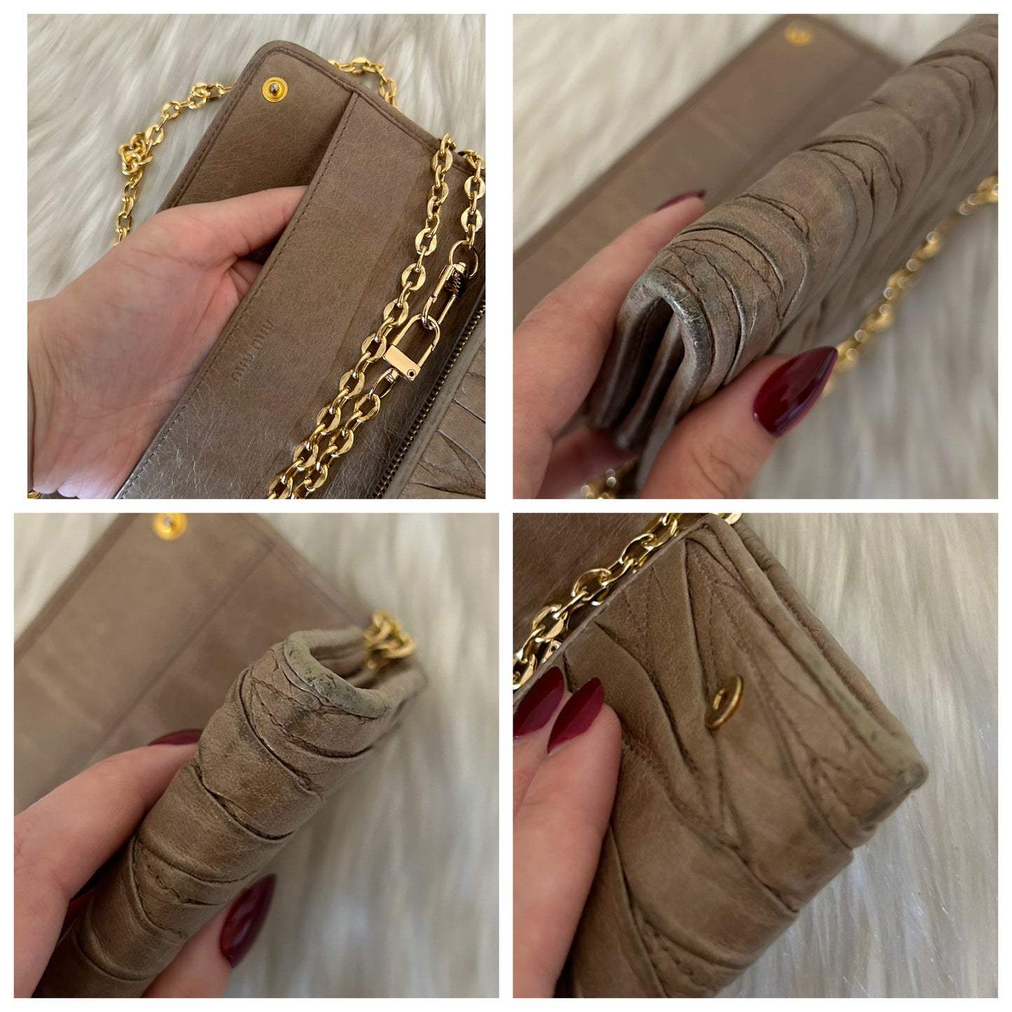Miu Miu Woc in pelle