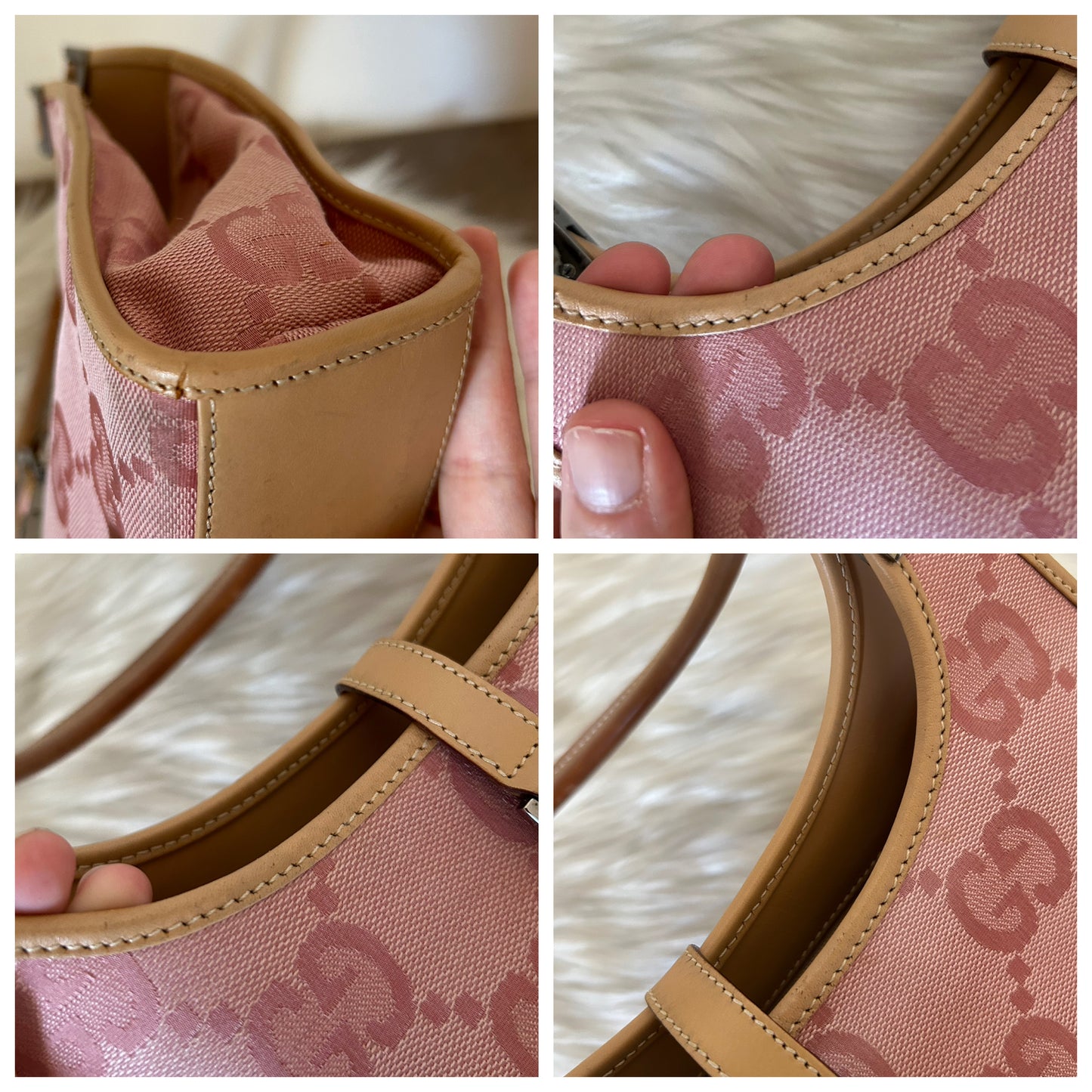 Gucci Jackie rosa monogram