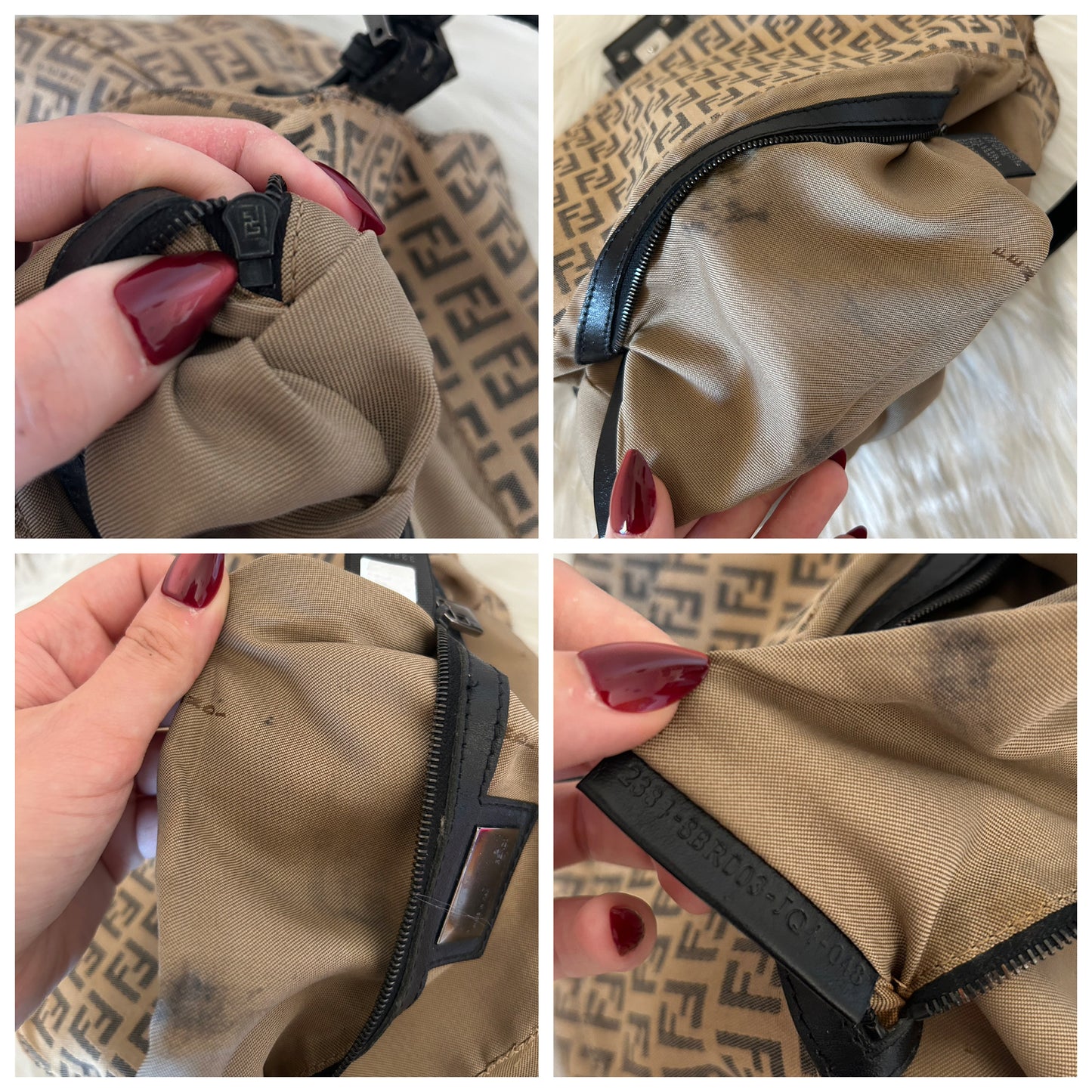 Fendi Baguette monogram zucchino