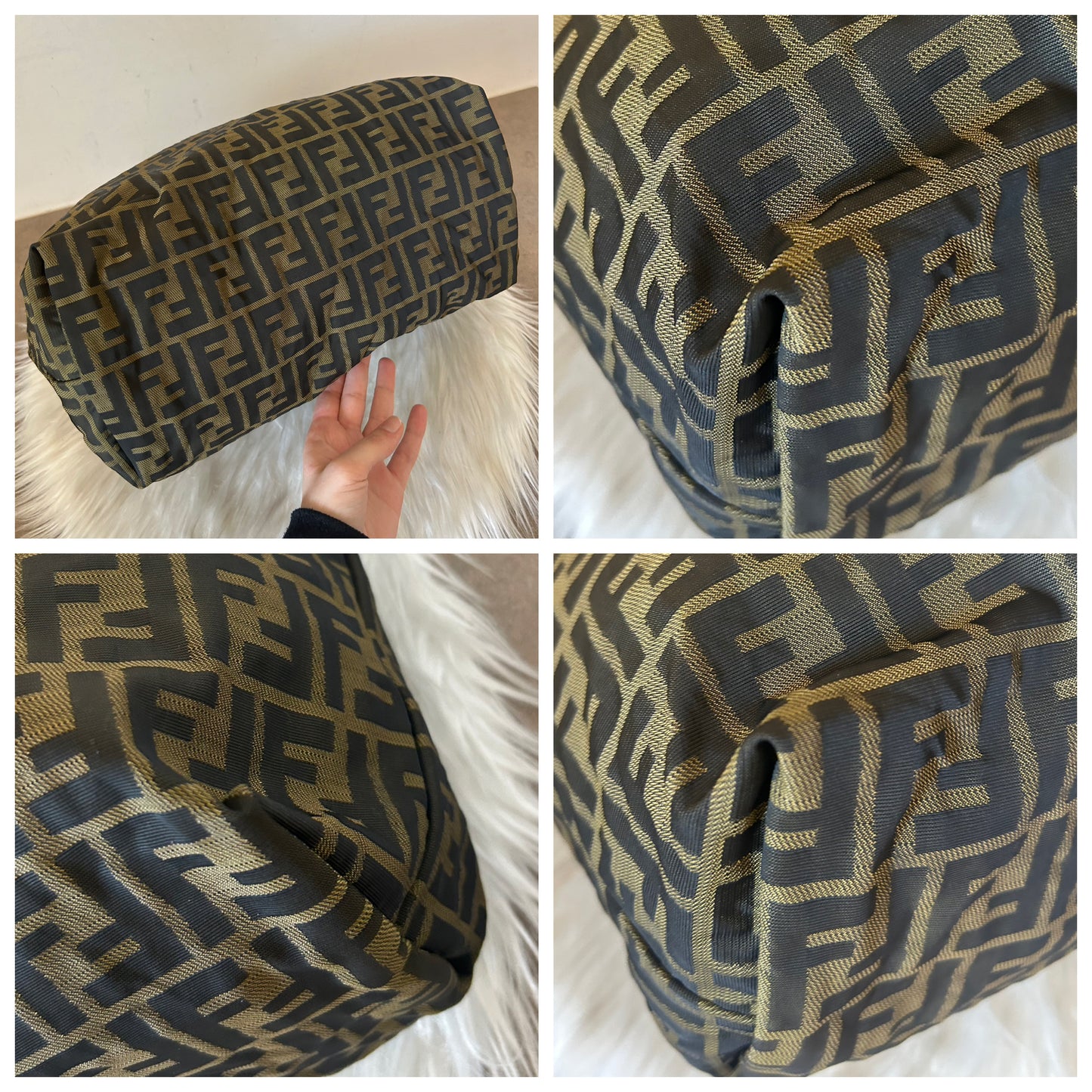 Fendi Roll Bag con pochette zucca