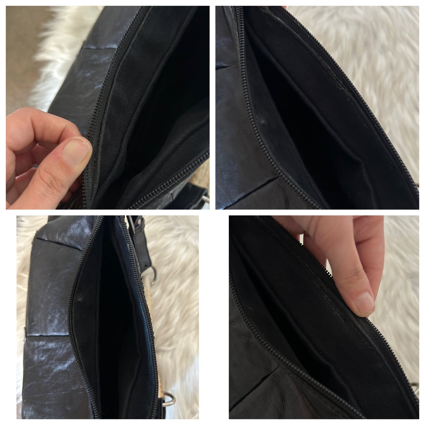 Yves Saint Laurent Mombasa in pelle nera