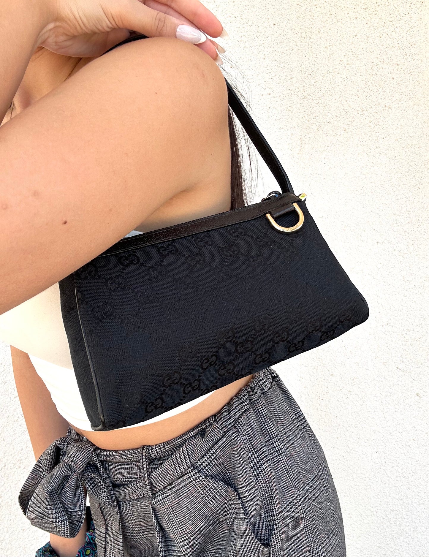 Gucci Abbey pochette in monogram