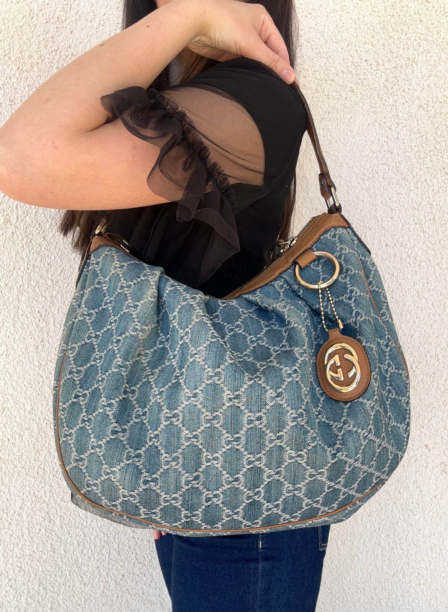 Gucci Sukey denim in monogram