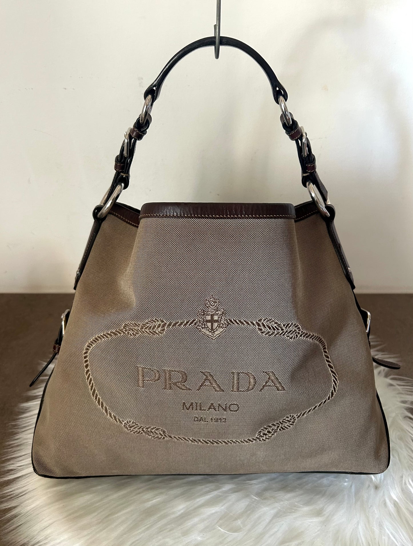 Prada tote bag corda