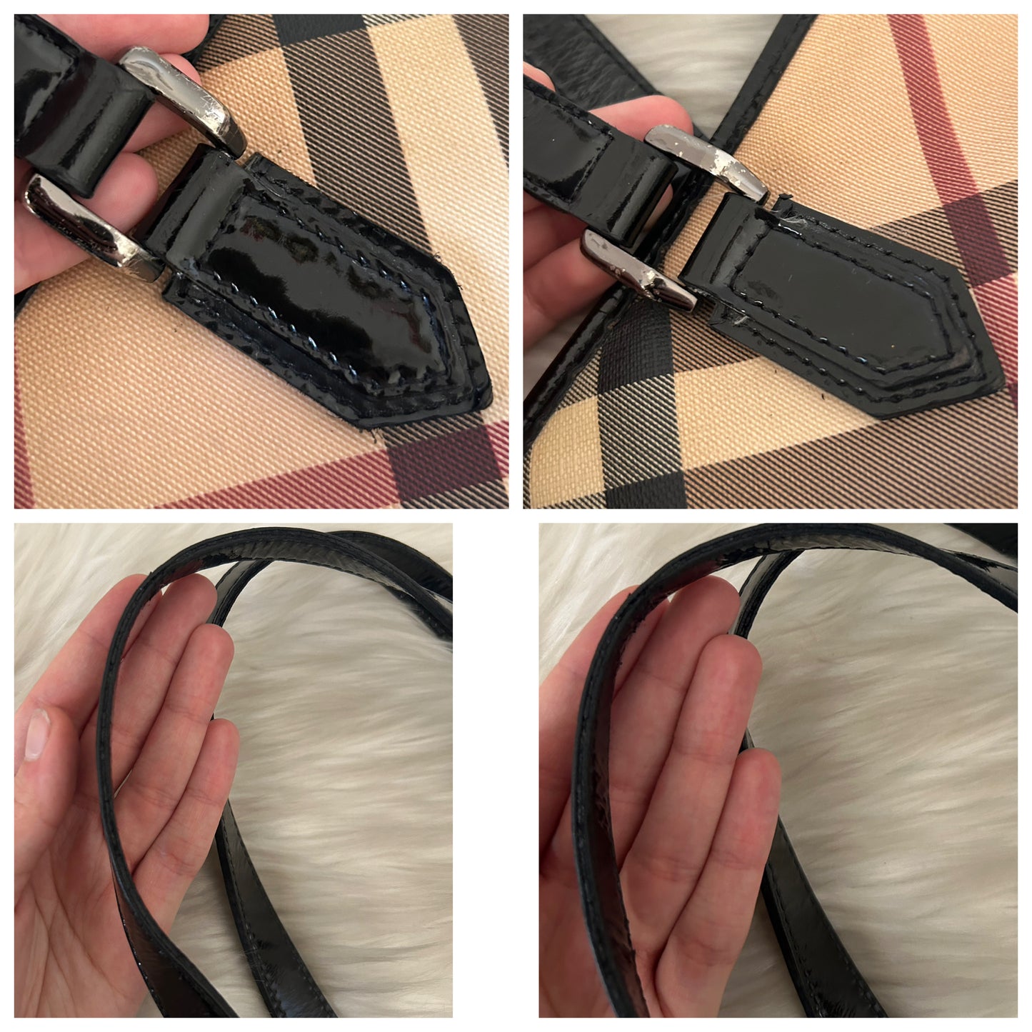 Burberry tote Check