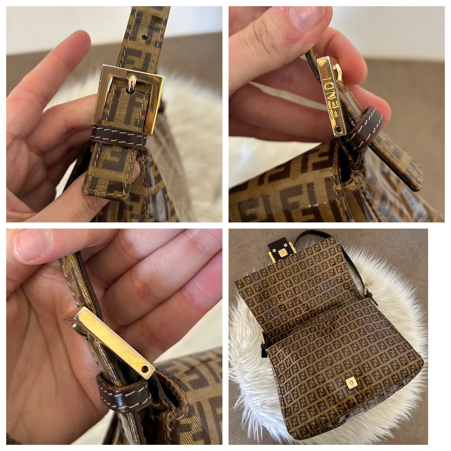 Fendi Mama Baguette monogram zucchino