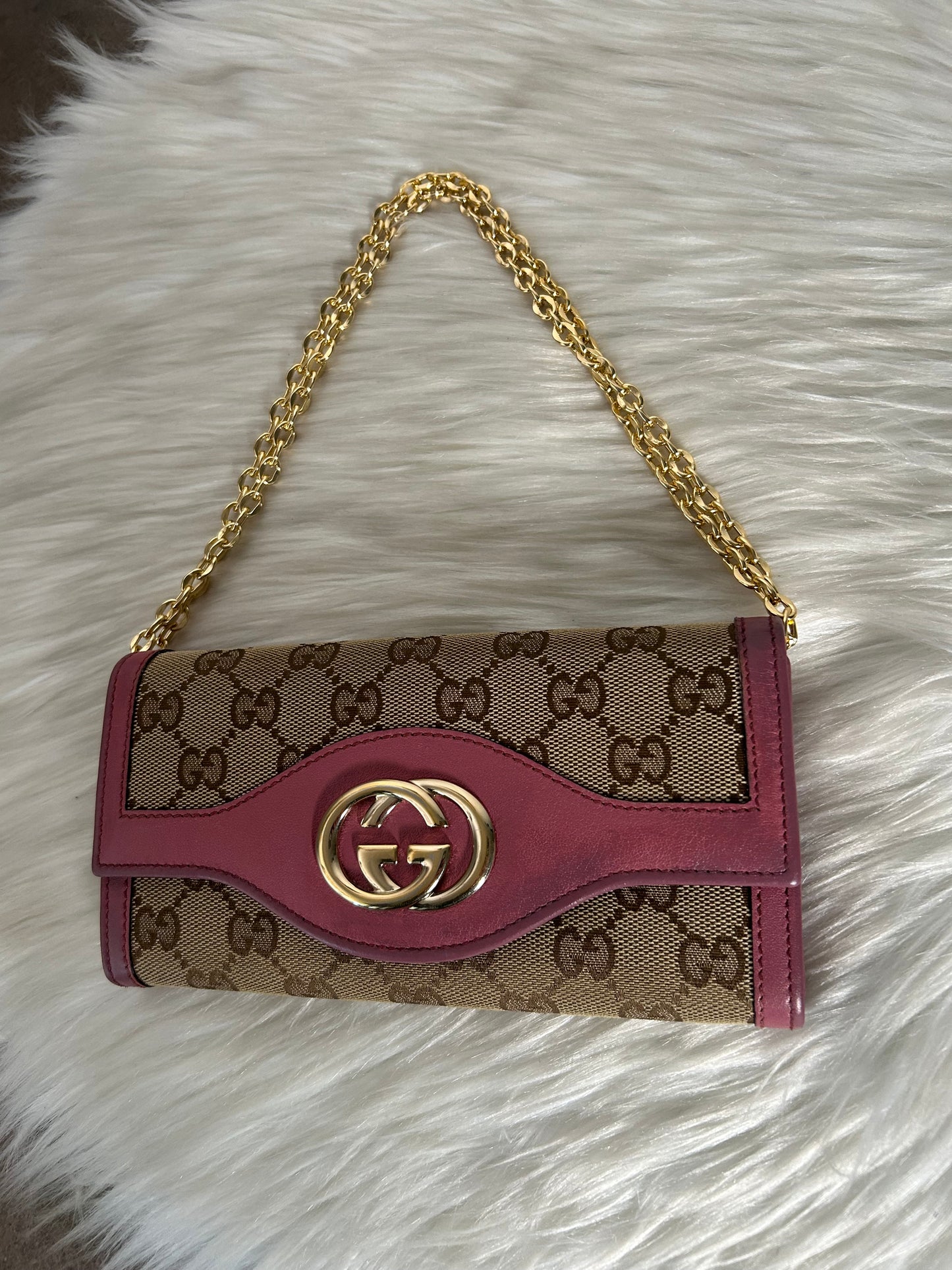 Wallet on Chain Gucci in monogram