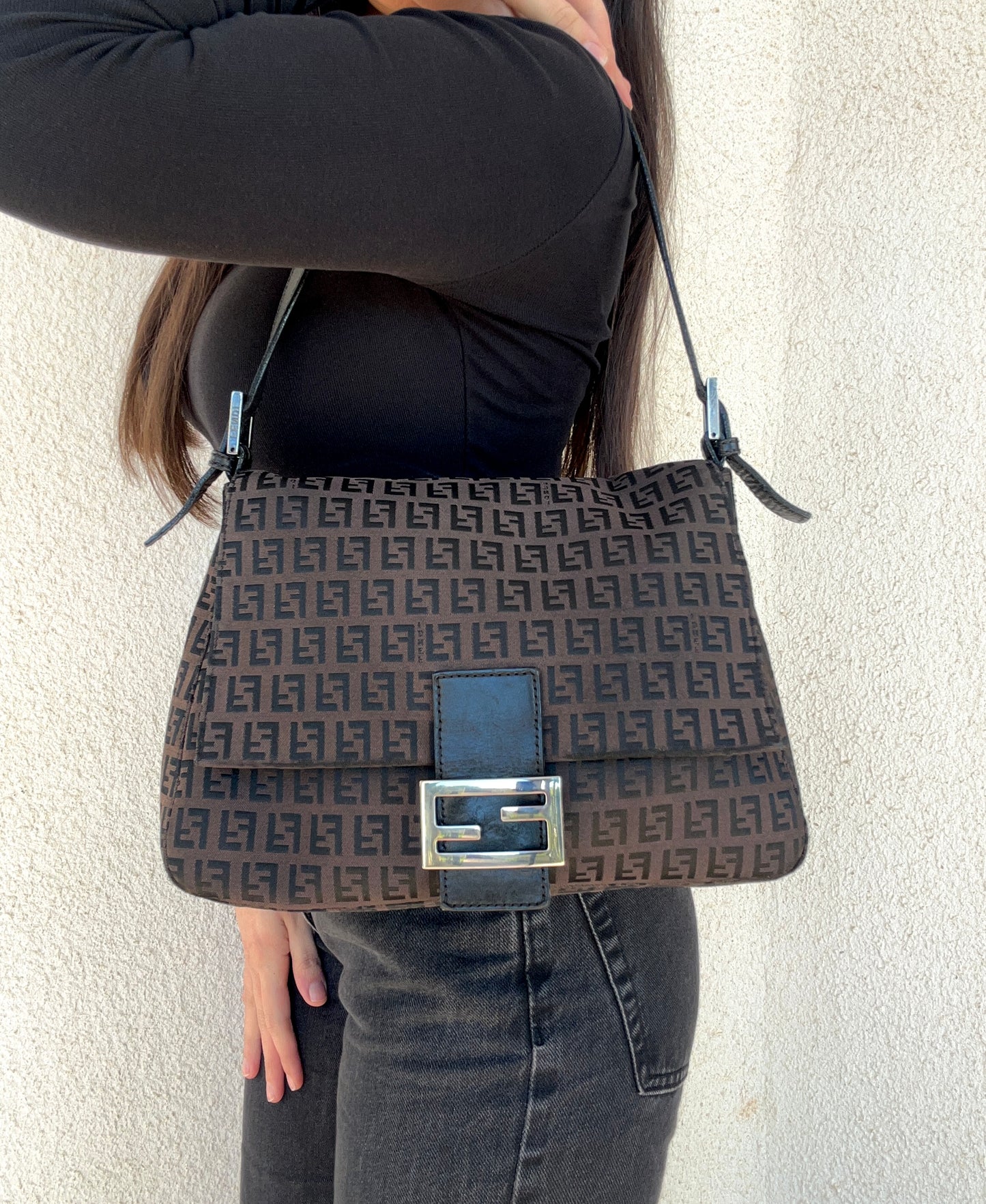 Fendi Mamma Baguette zucchino