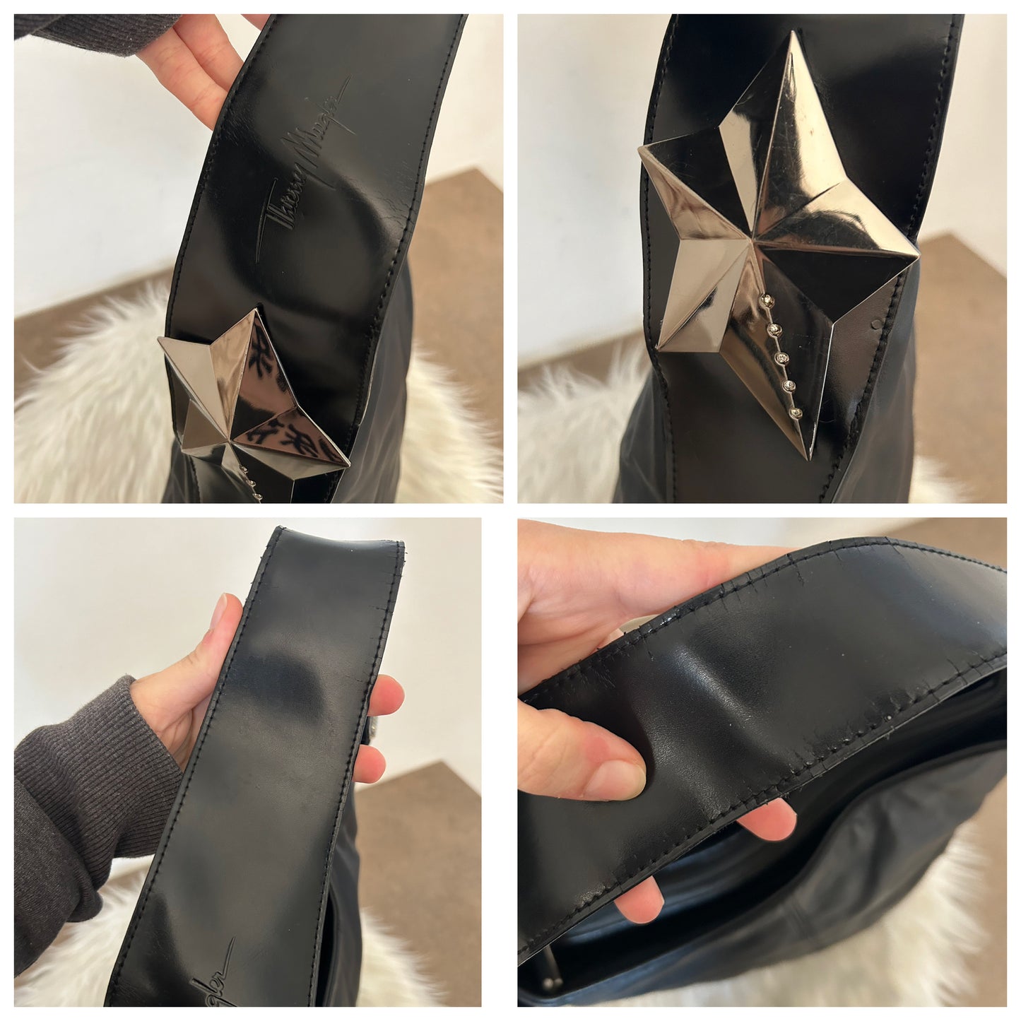 Thierry Mugler tote con portafoglio