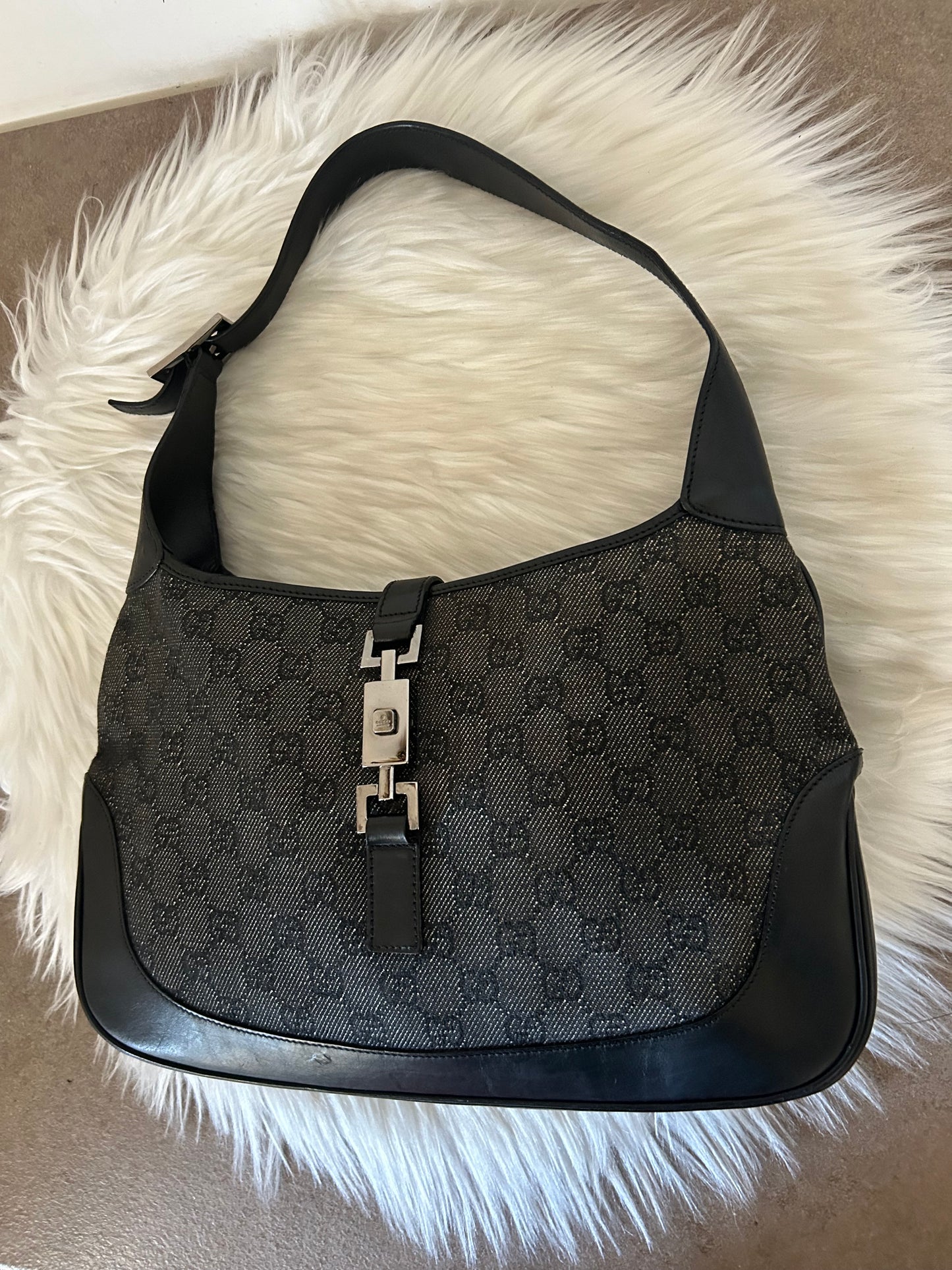 Gucci Jackie vintage medium in denim