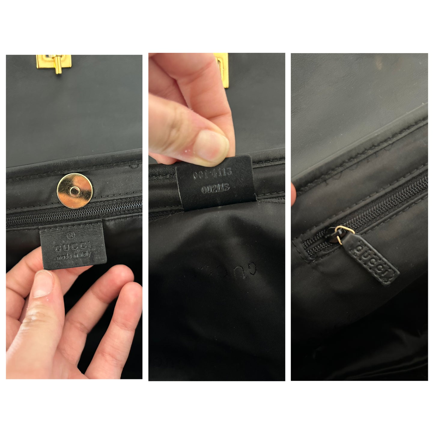 Gucci Jackie vintage con ciondolo tigre