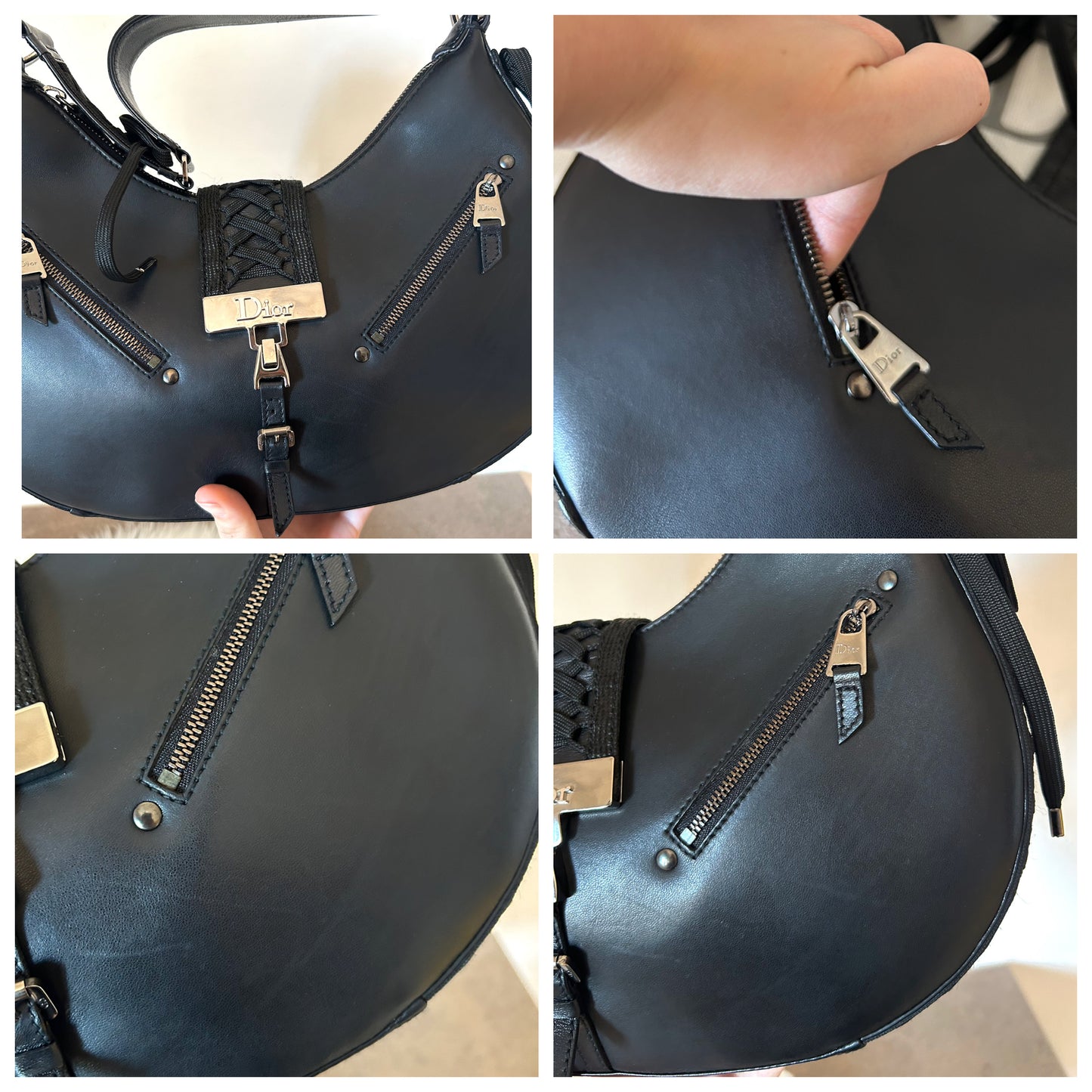 Dior Admit It by John Galliano in pelle nera