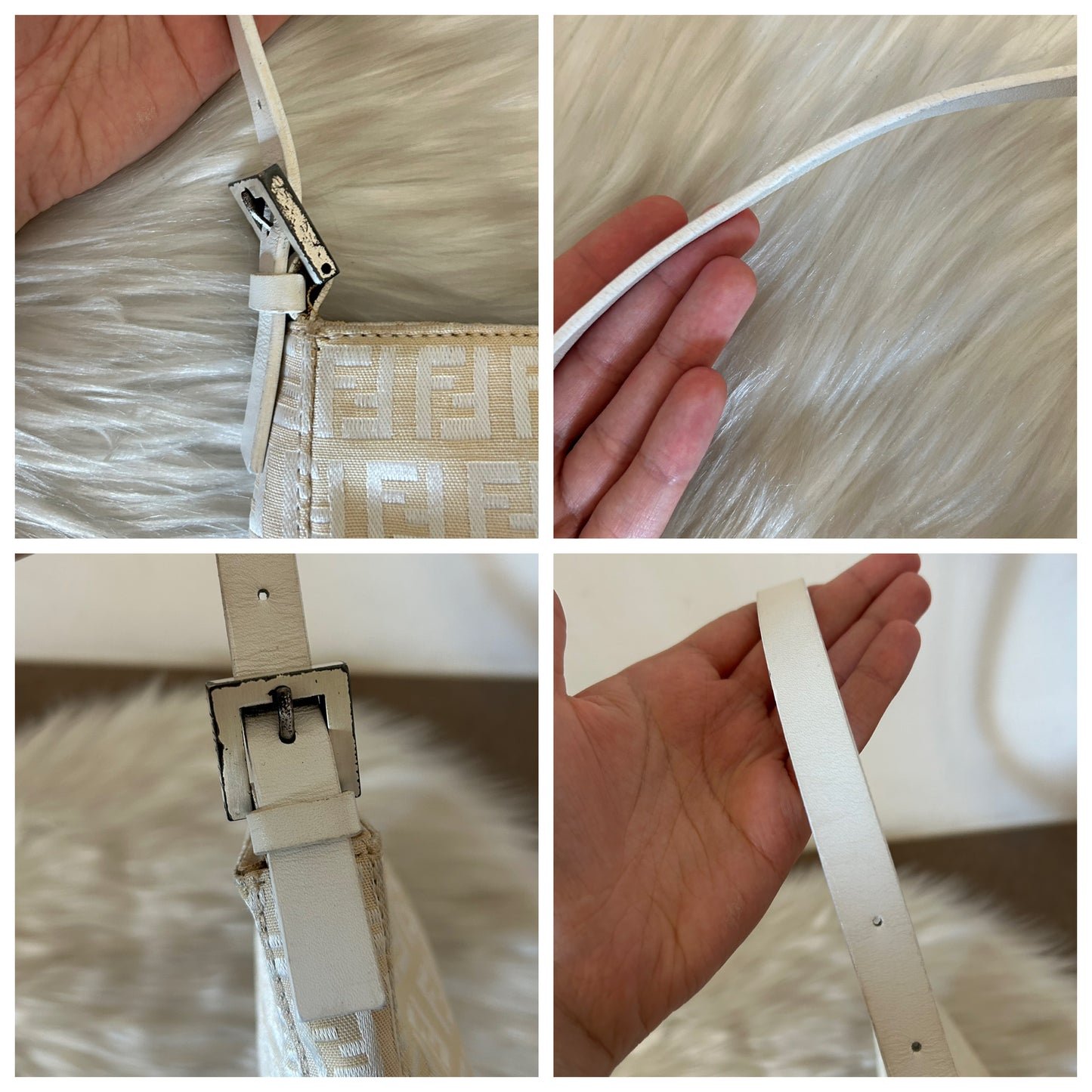 Fendi Baguette zucchino panna