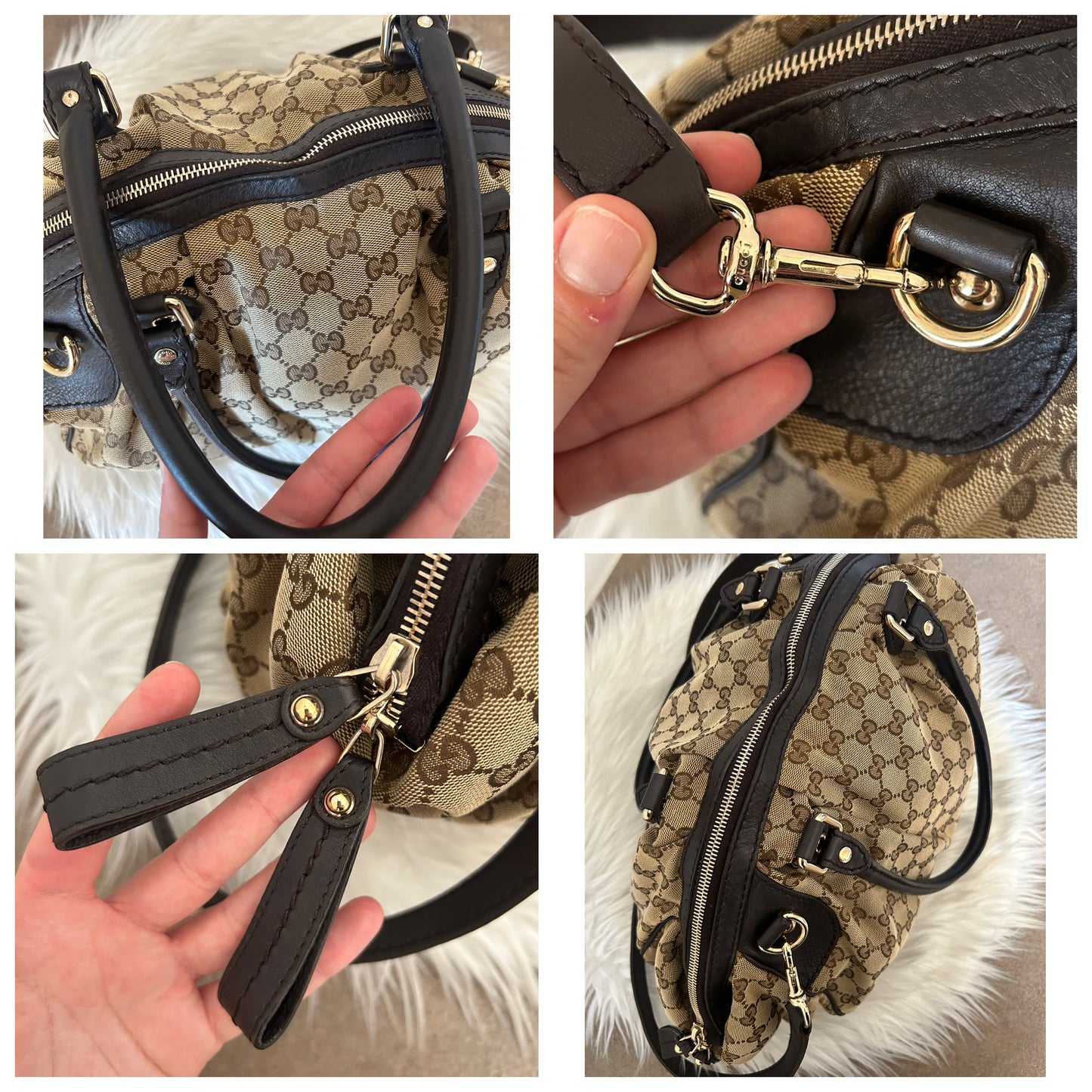 Gucci Sukey tote bag in monogram con tracolla