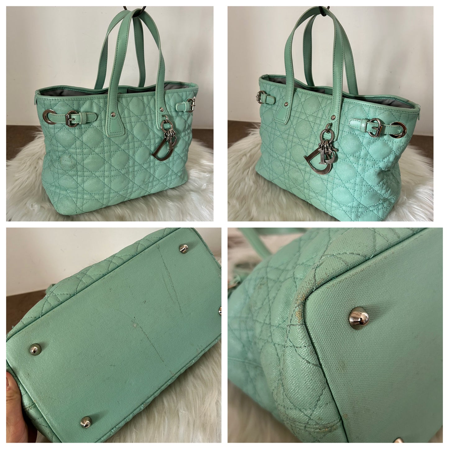 Dior Panorama verde acqua in pelle