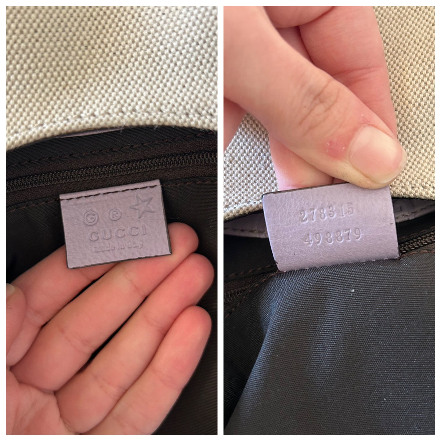 Gucci Colbert beige e lilla