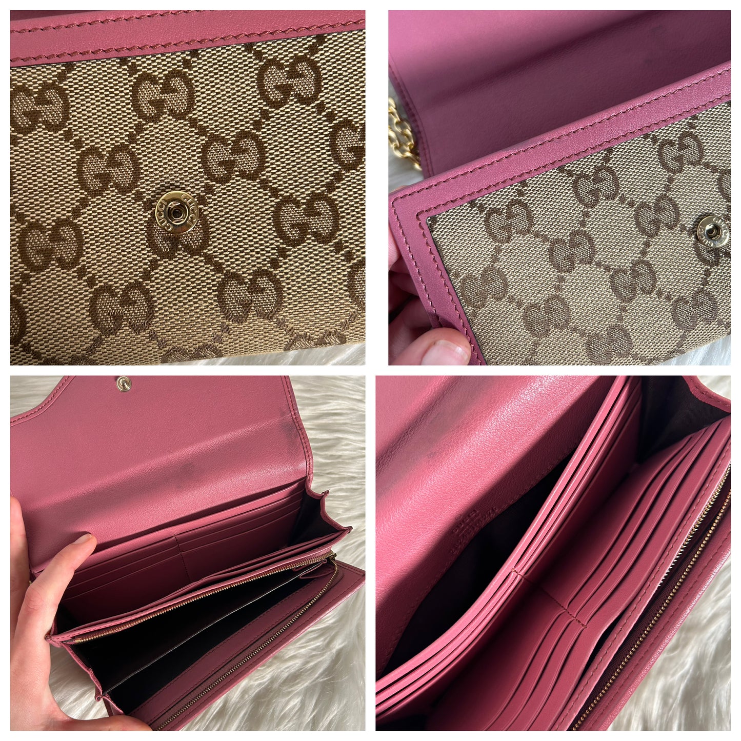 Wallet on Chain Gucci in monogram