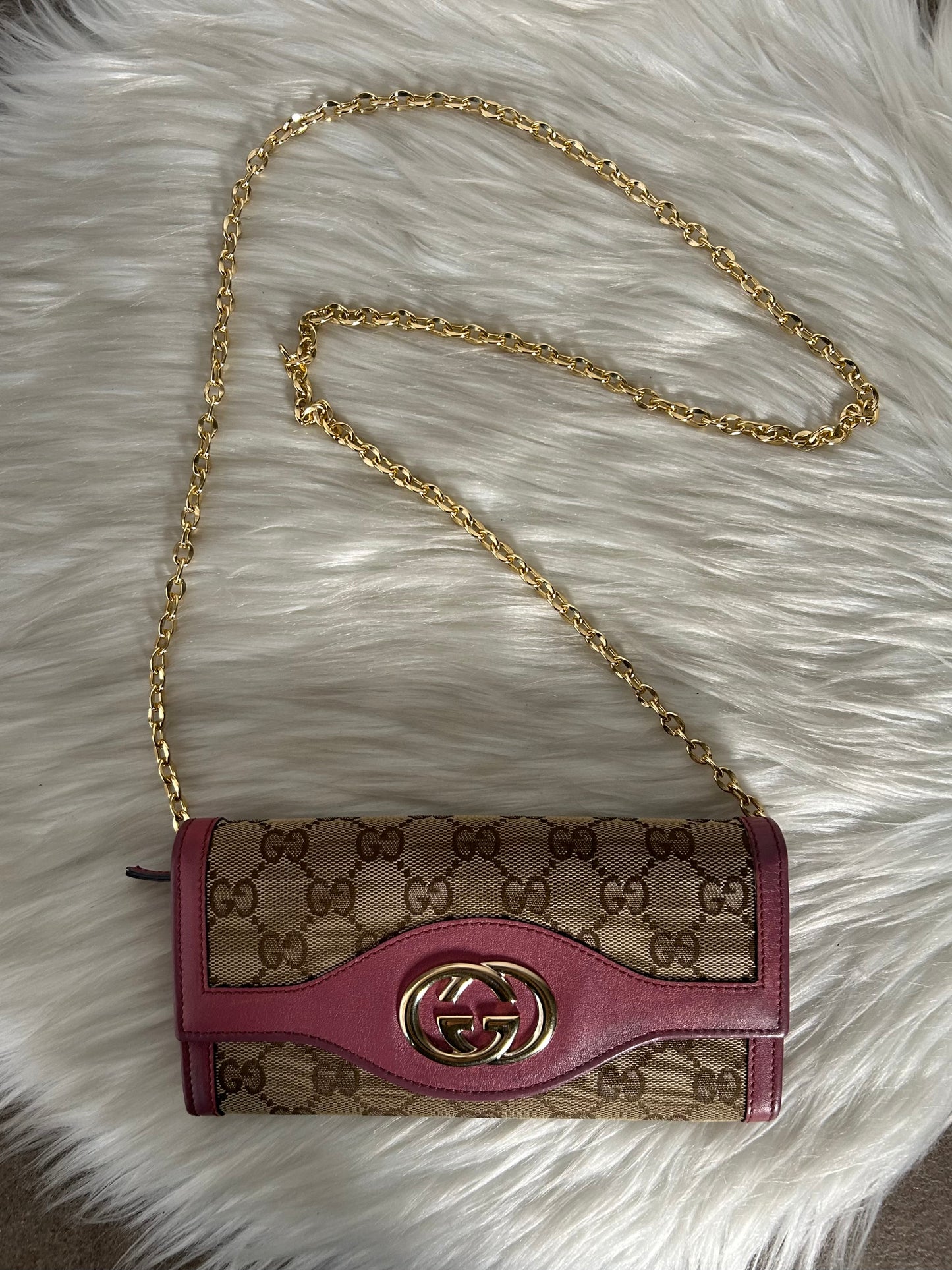 Wallet on Chain Gucci in monogram