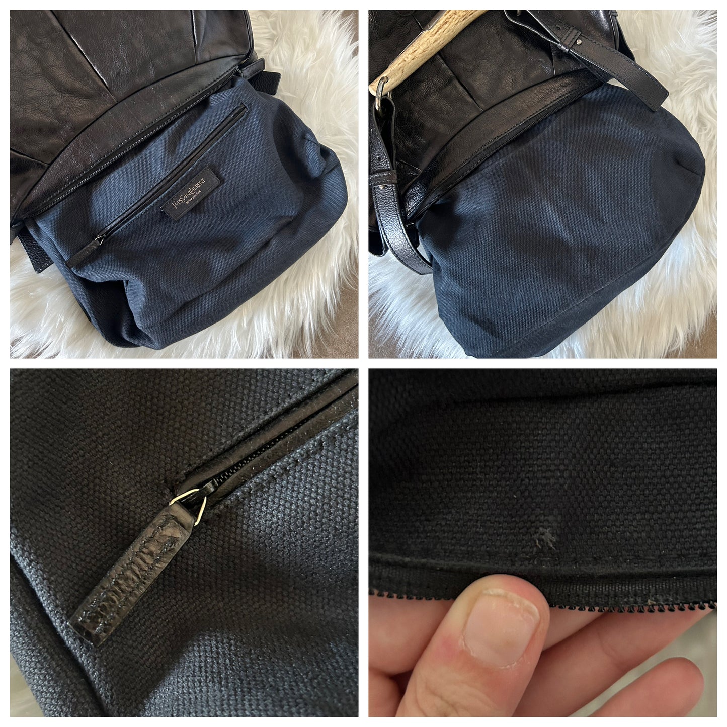 Yves Saint Laurent Mombasa in pelle nera