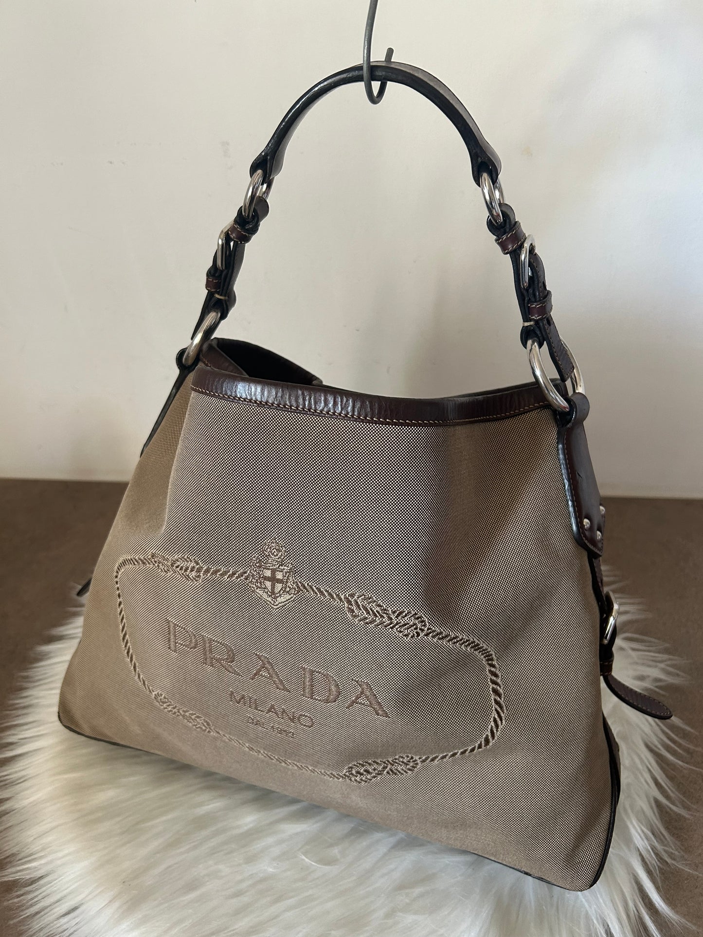 Prada tote bag corda