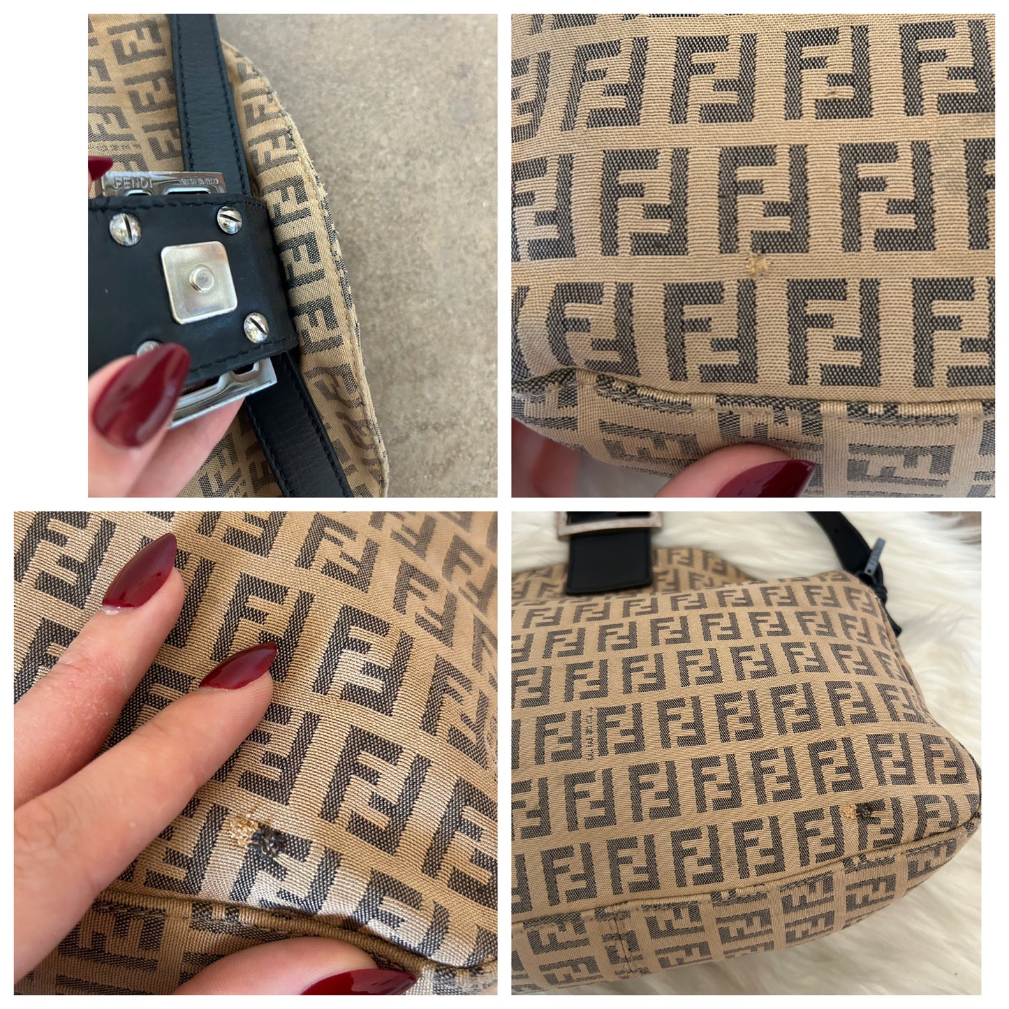 Fendi Baguette monogram zucchino
