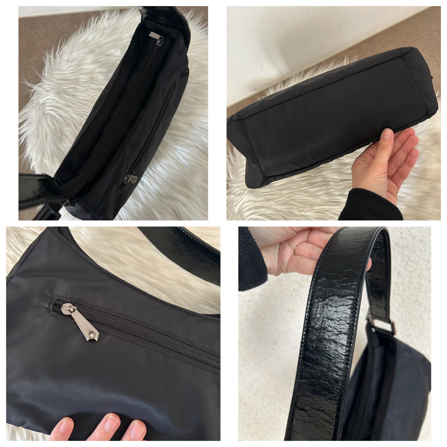 Thierry Mugler baguette a spalla nera