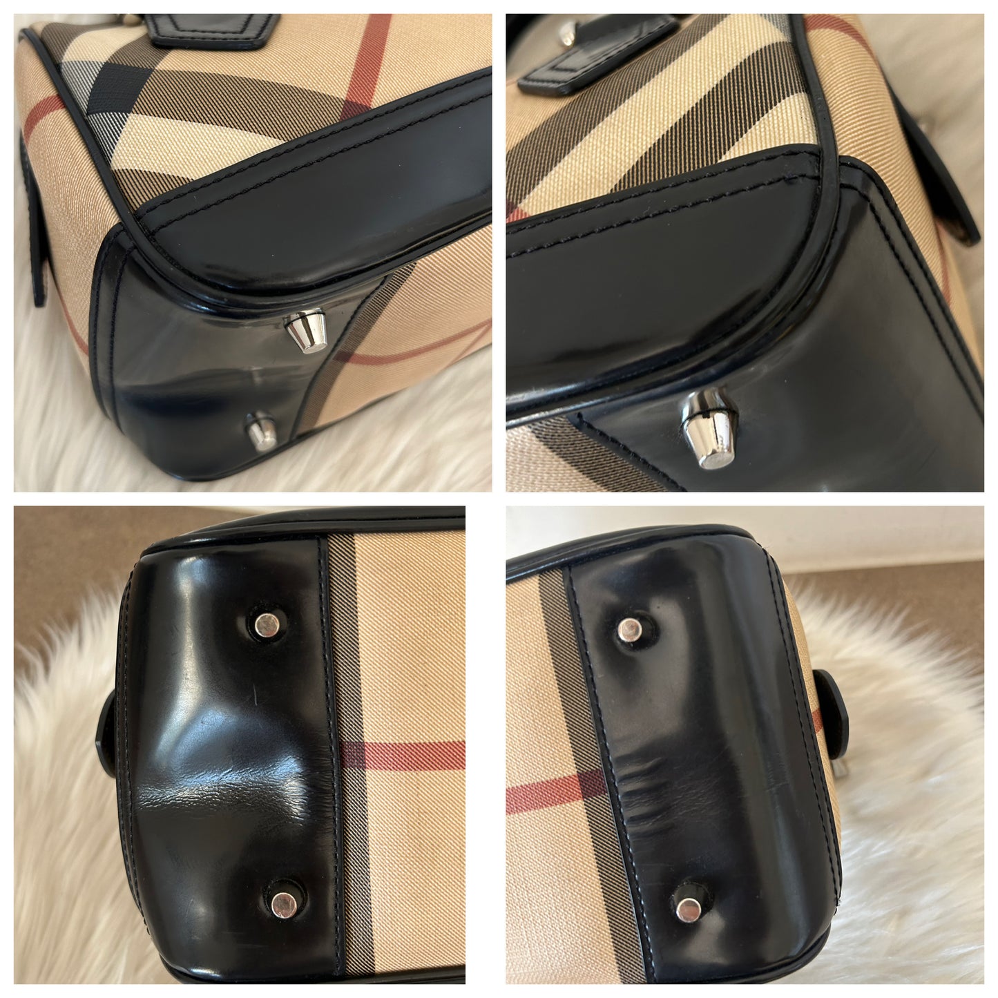 Burberry bauletto in check