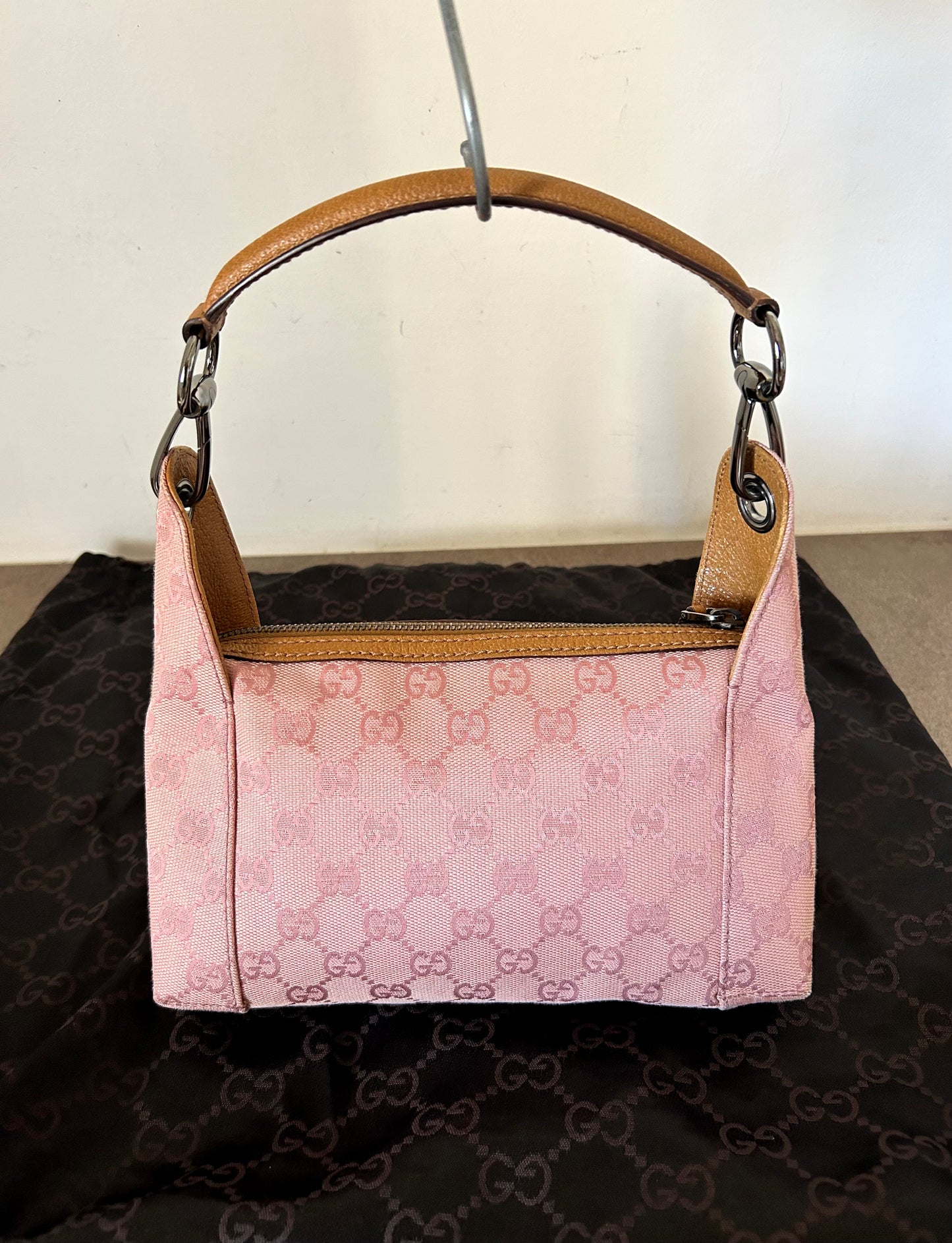 Gucci Pochette in monogram rosa