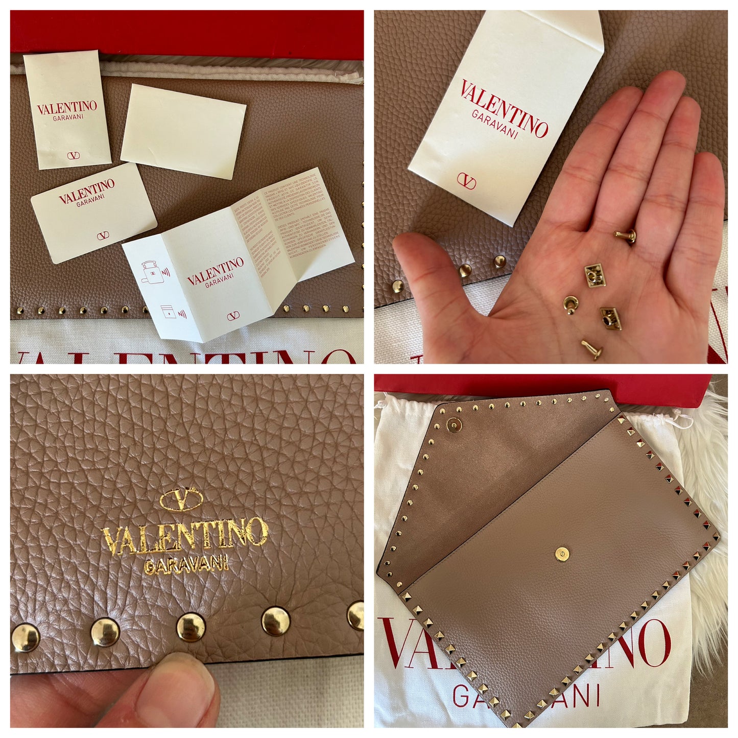 Pochette Valentino Garavani Rockstud