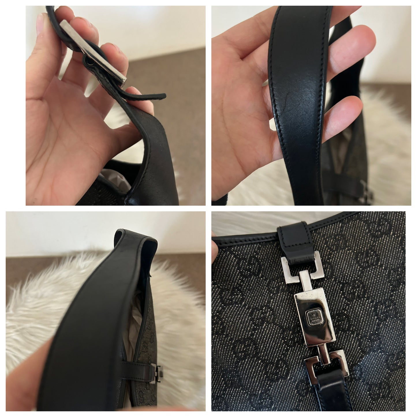 Gucci Jackie vintage medium in denim