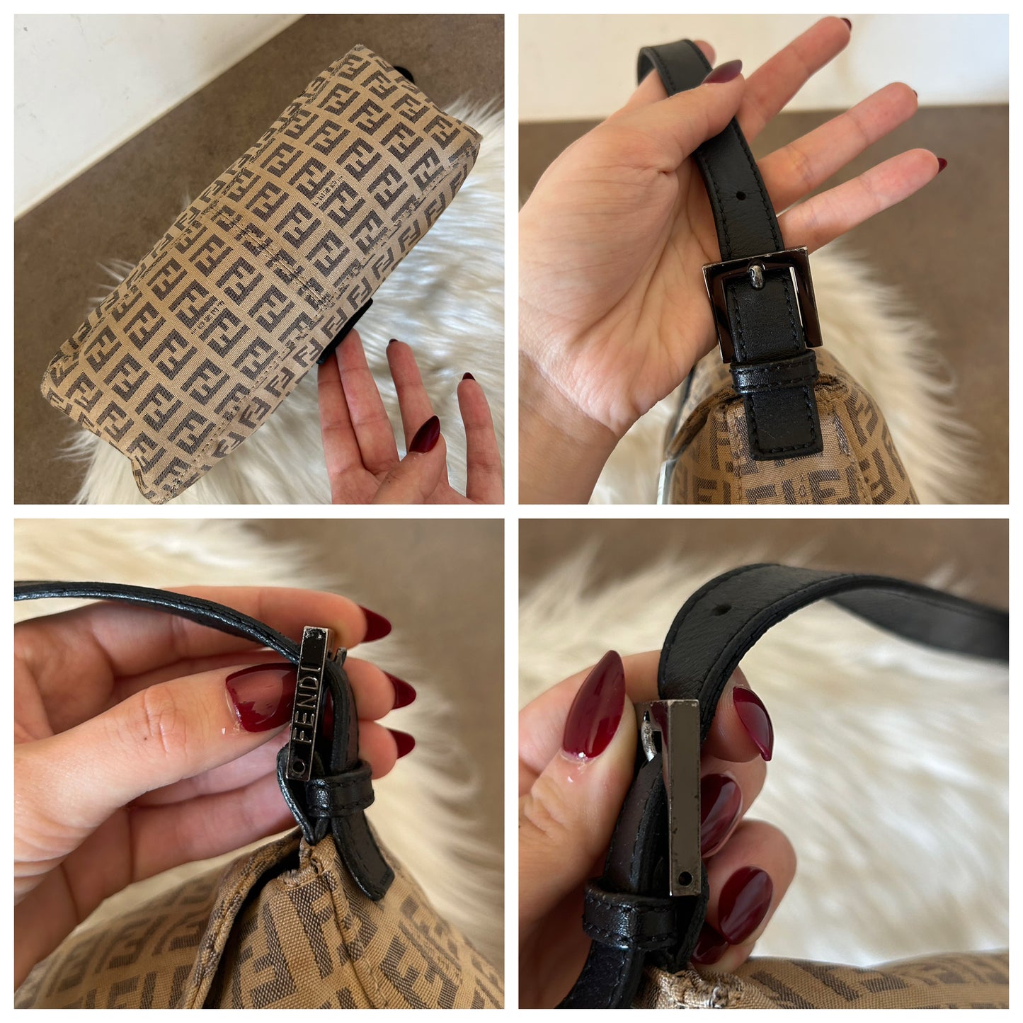 Fendi Baguette monogram zucchino