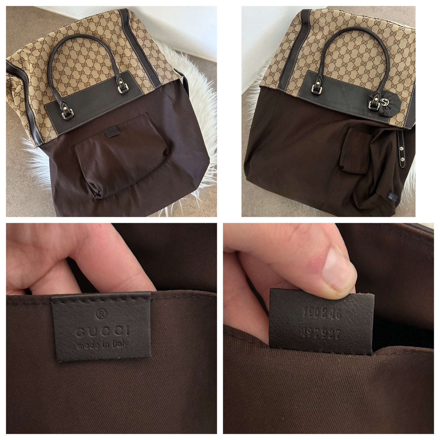 Gucci tote in monogram