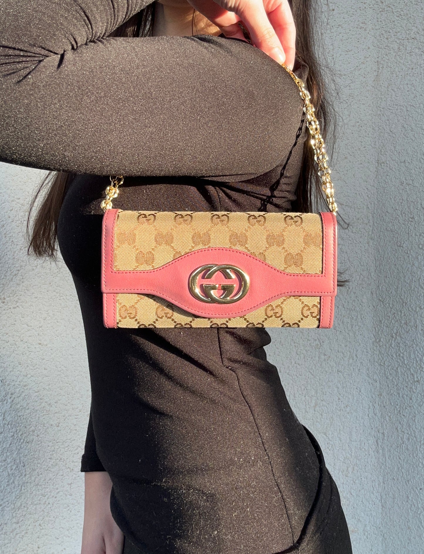 Wallet on Chain Gucci in monogram
