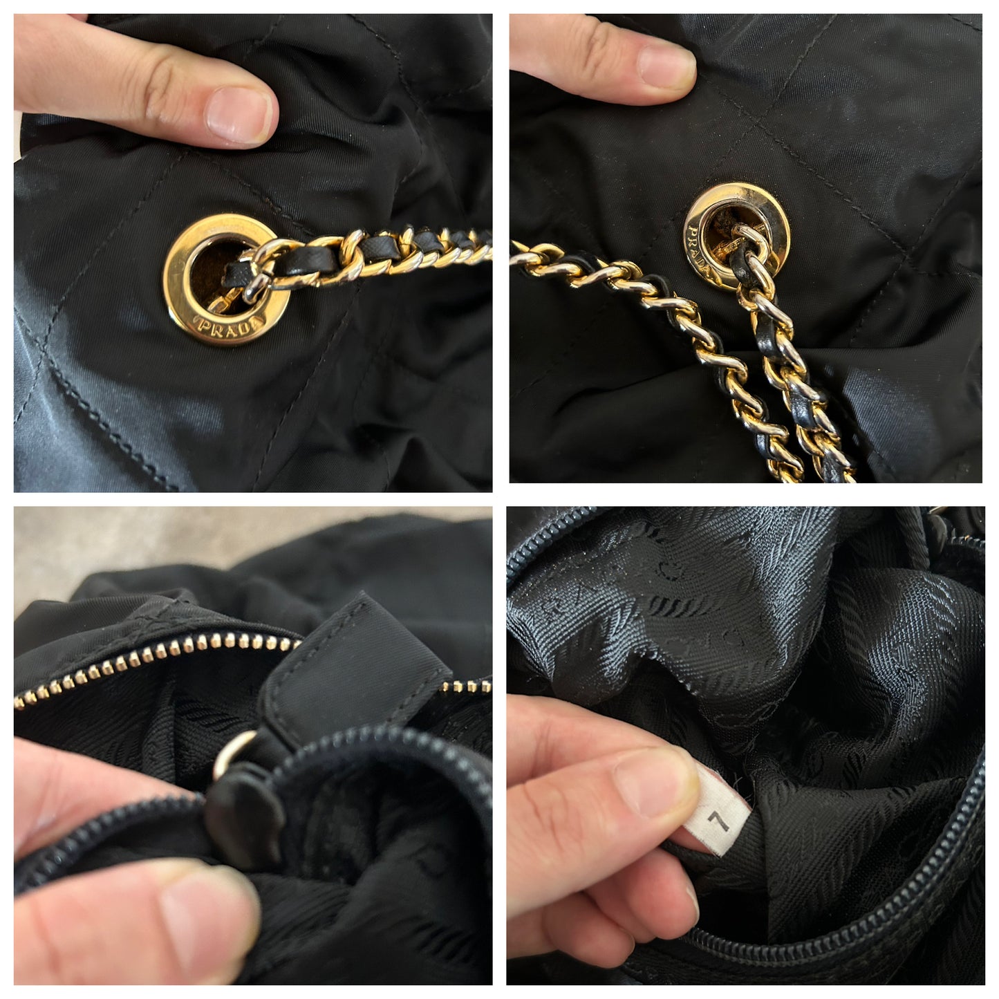 Prada tote bag trapuntata