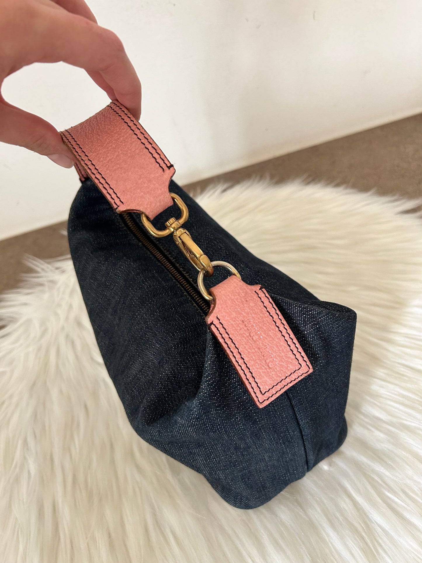 Miu Miu pochette in denim