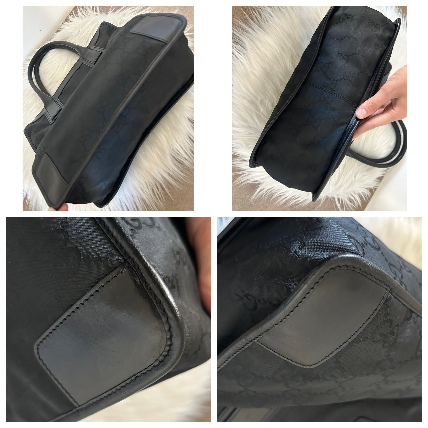 Gucci tote bag in monogram nera